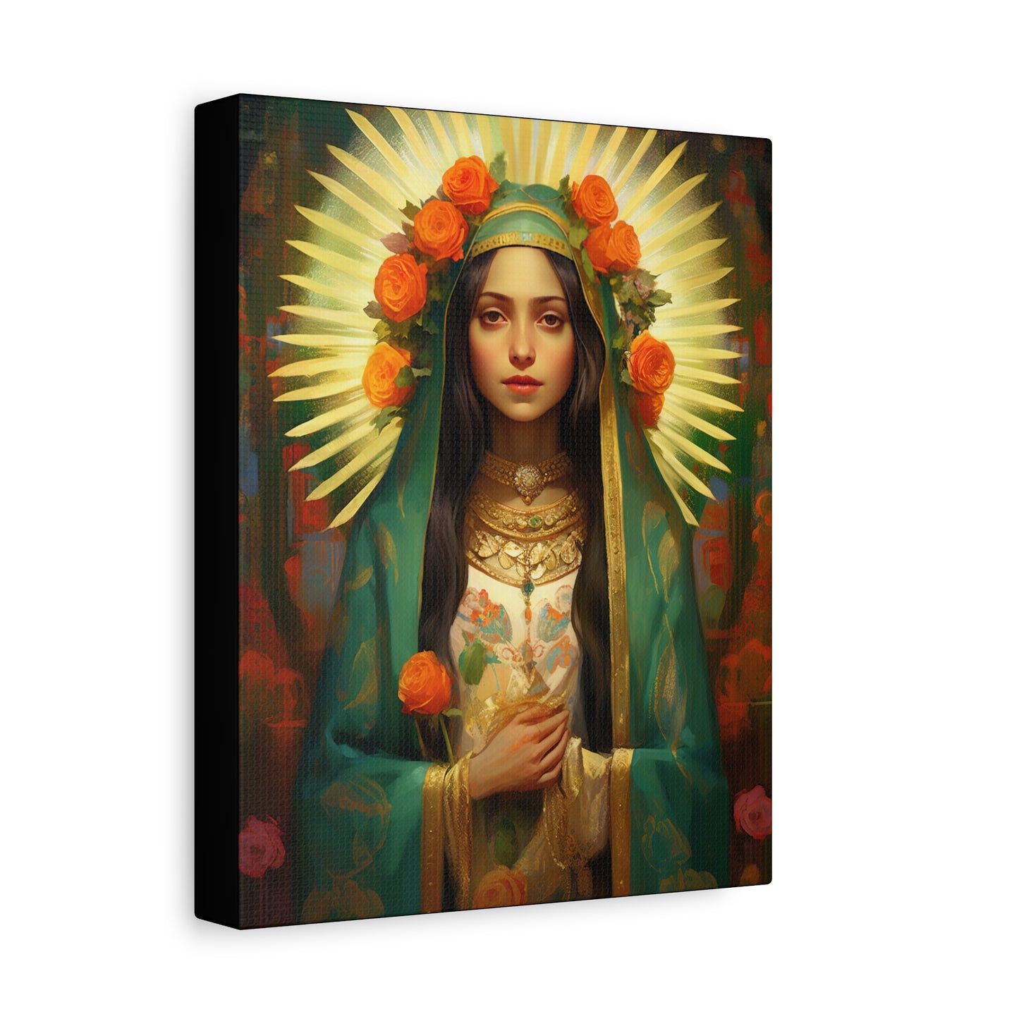 Patroness of Hope Our Lady of Guadalupe Museum Wrapped Canvas Print - Multiple Sizes - Catholic Home art