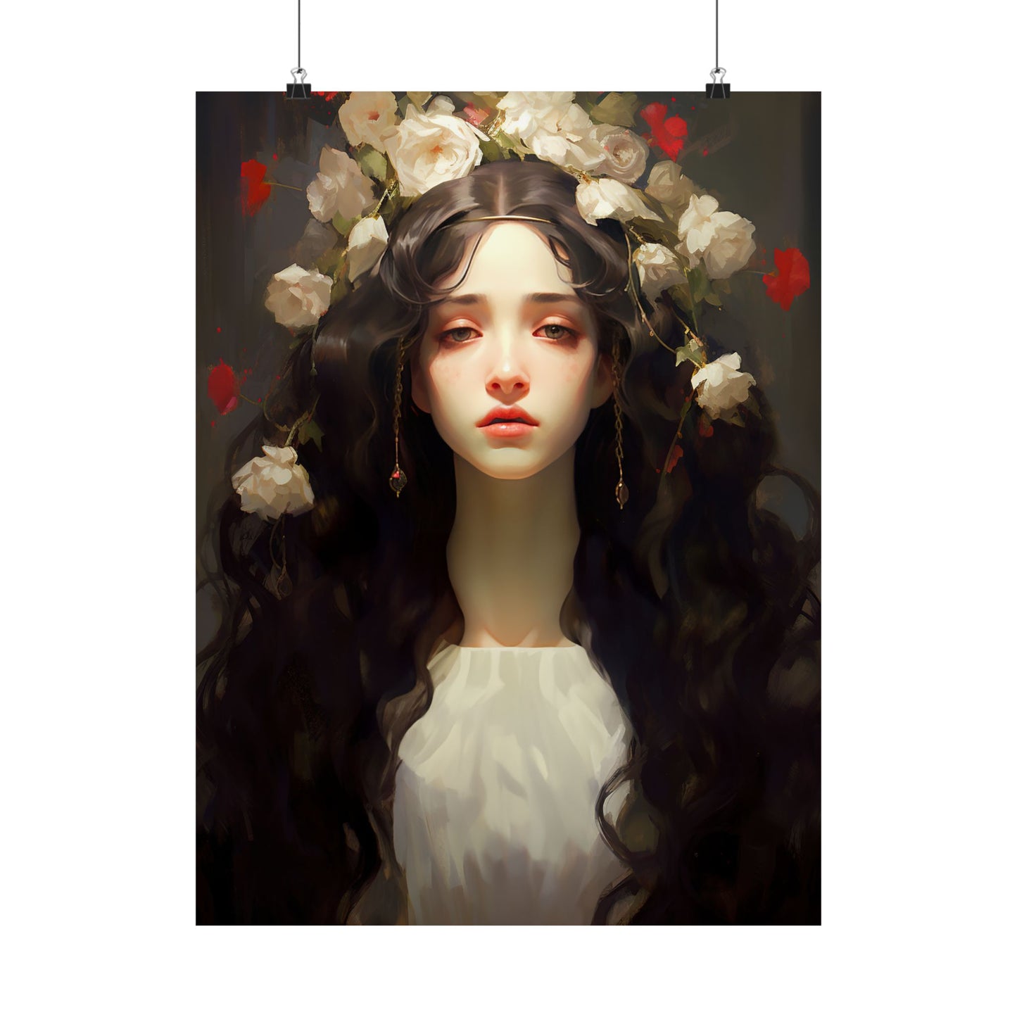 Saint Flora - Sanctified Souls Print - Multiple Sizes - Premium Matte Vertical Posters