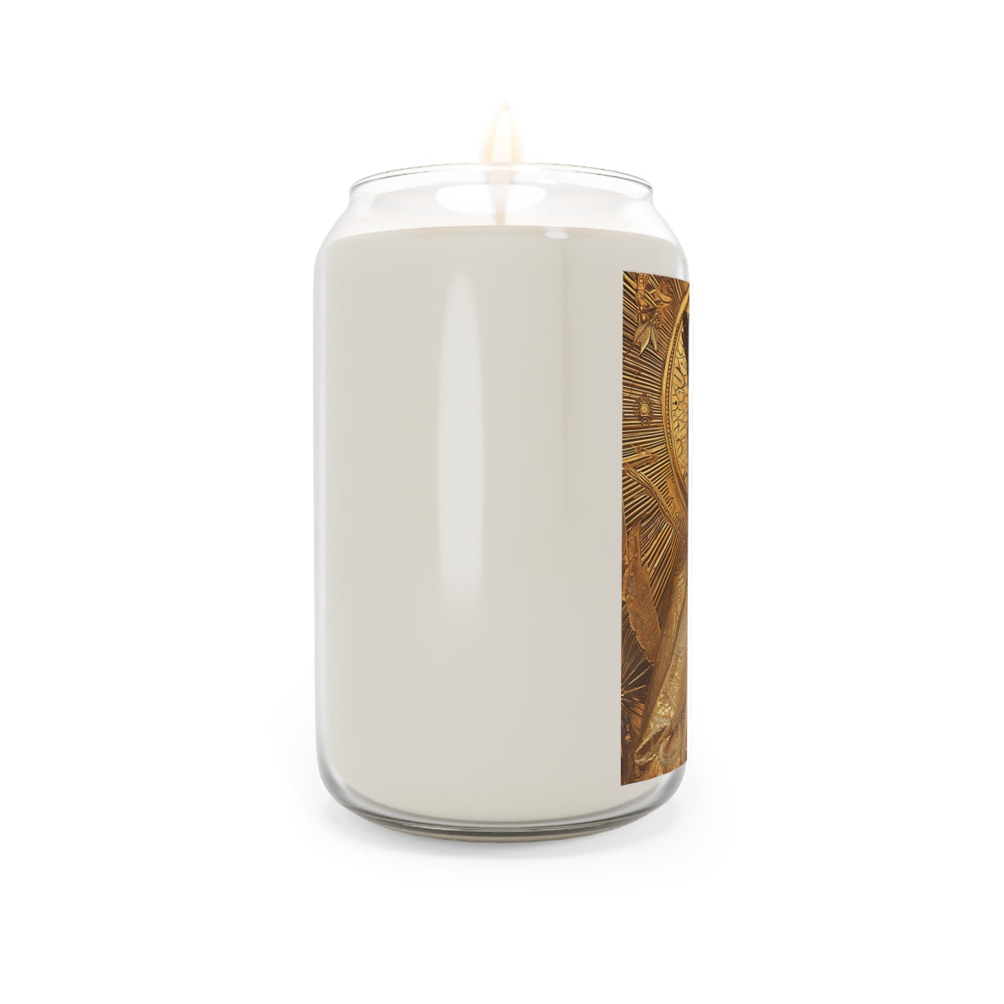 Gate of Eternity - The Golden Mary - Tribute to Our Lady of the Gate of Dawn - Scented Prayer Candle, 13.75oz - Tall Size - Prayer Candle