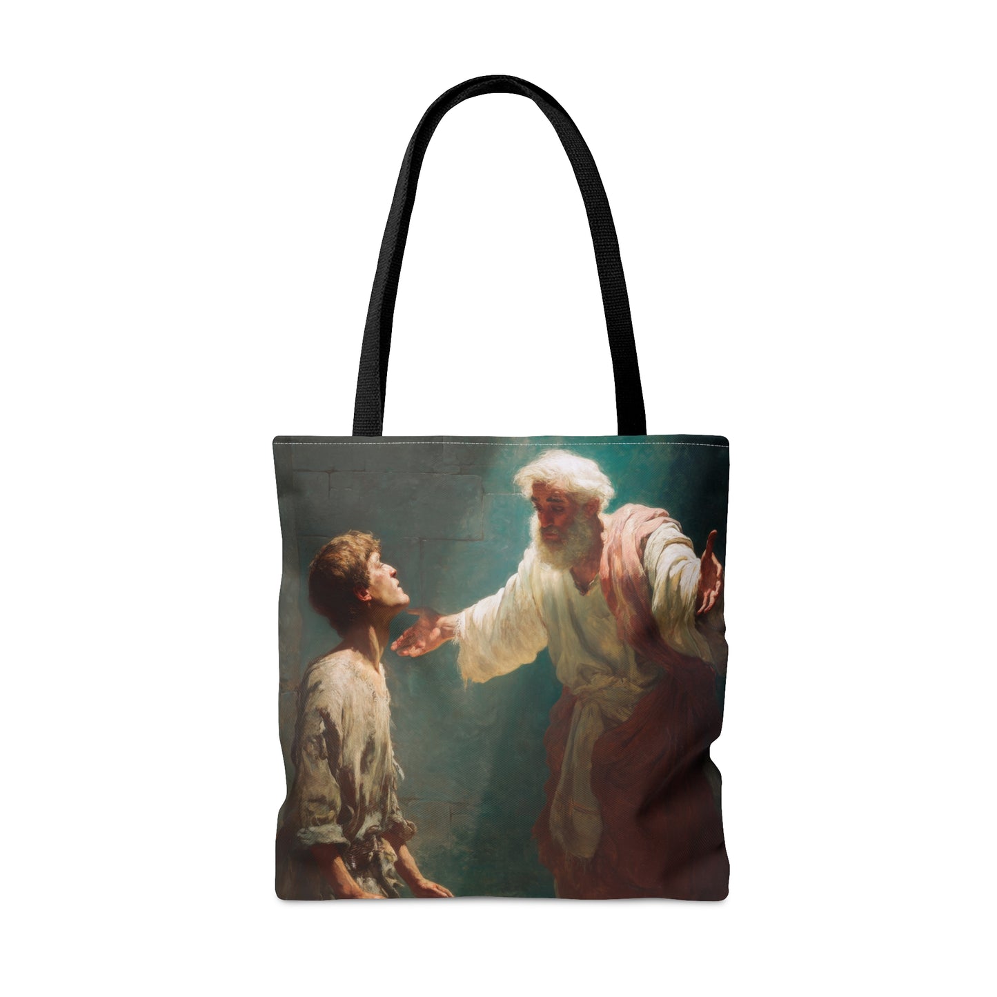 Homecoming of the Prodigal Son - Tote Bag - Large Medium Small Faith Art Bag - Catholic Faith Purse