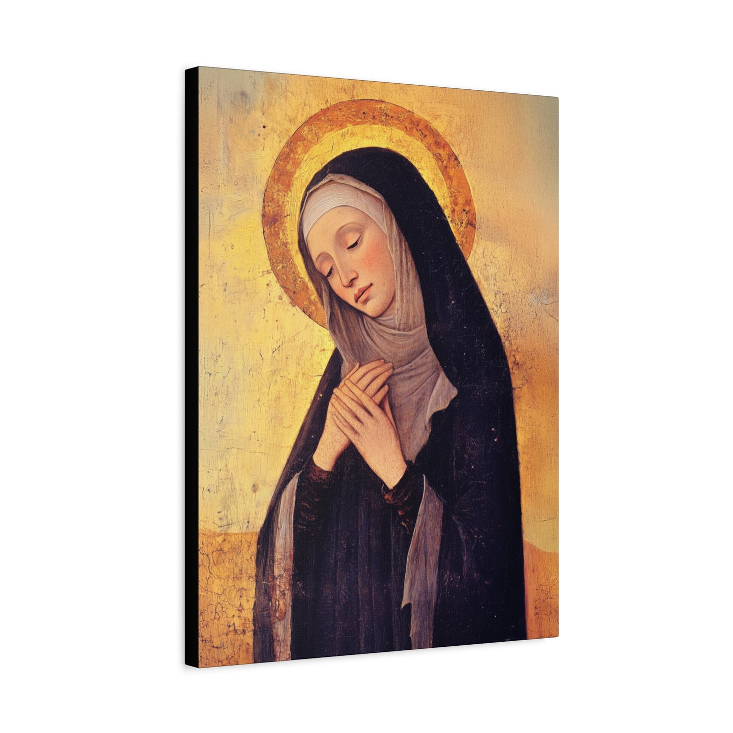 Saint Syncletica of Alexandria - Desert Mother - Gallery Wrapped Canvas - Print - Religious Art for your Home - Catholic