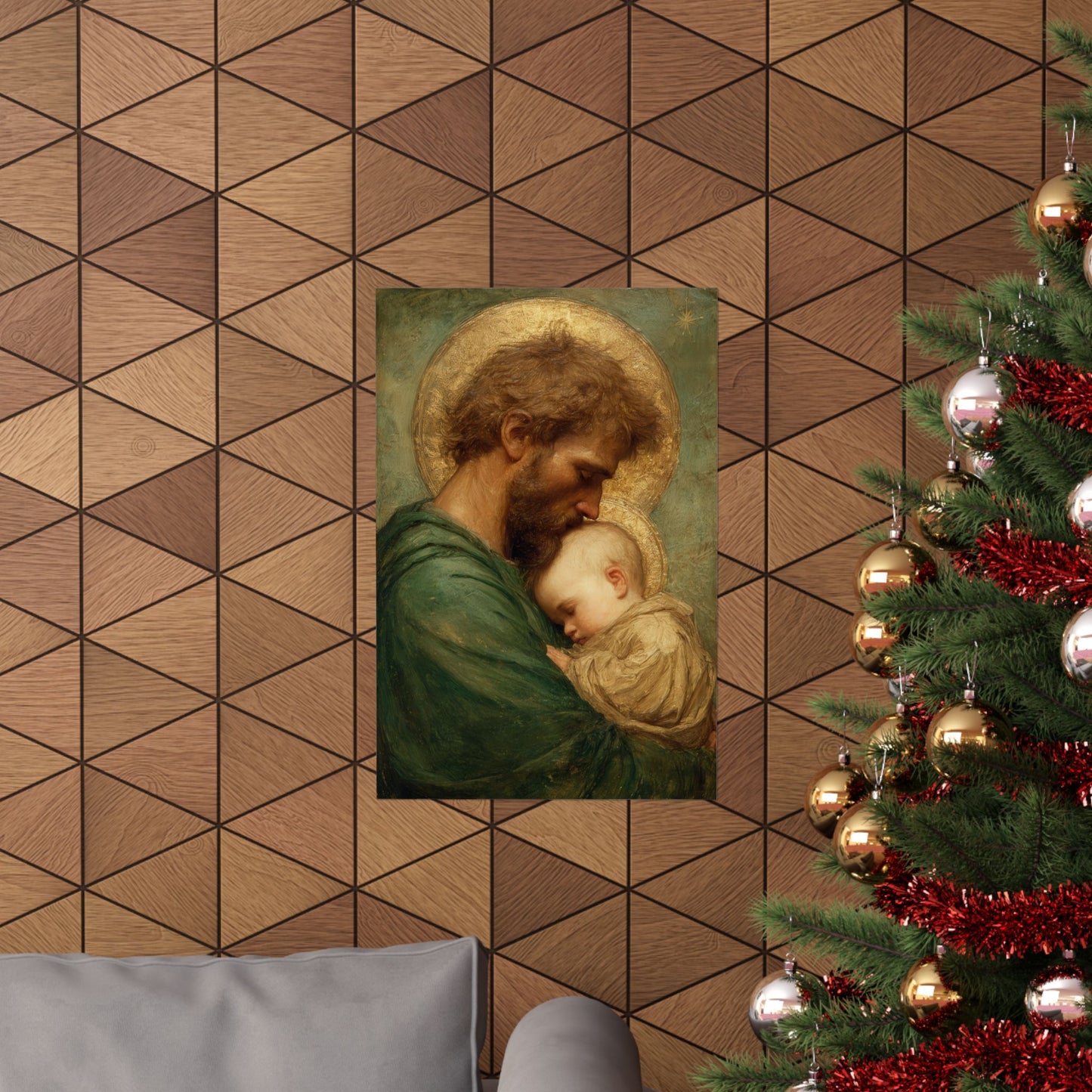 Saint Joseph the Father - Sanctified Souls Print - Multiple Sizes - Premium Matte Vertical Posters