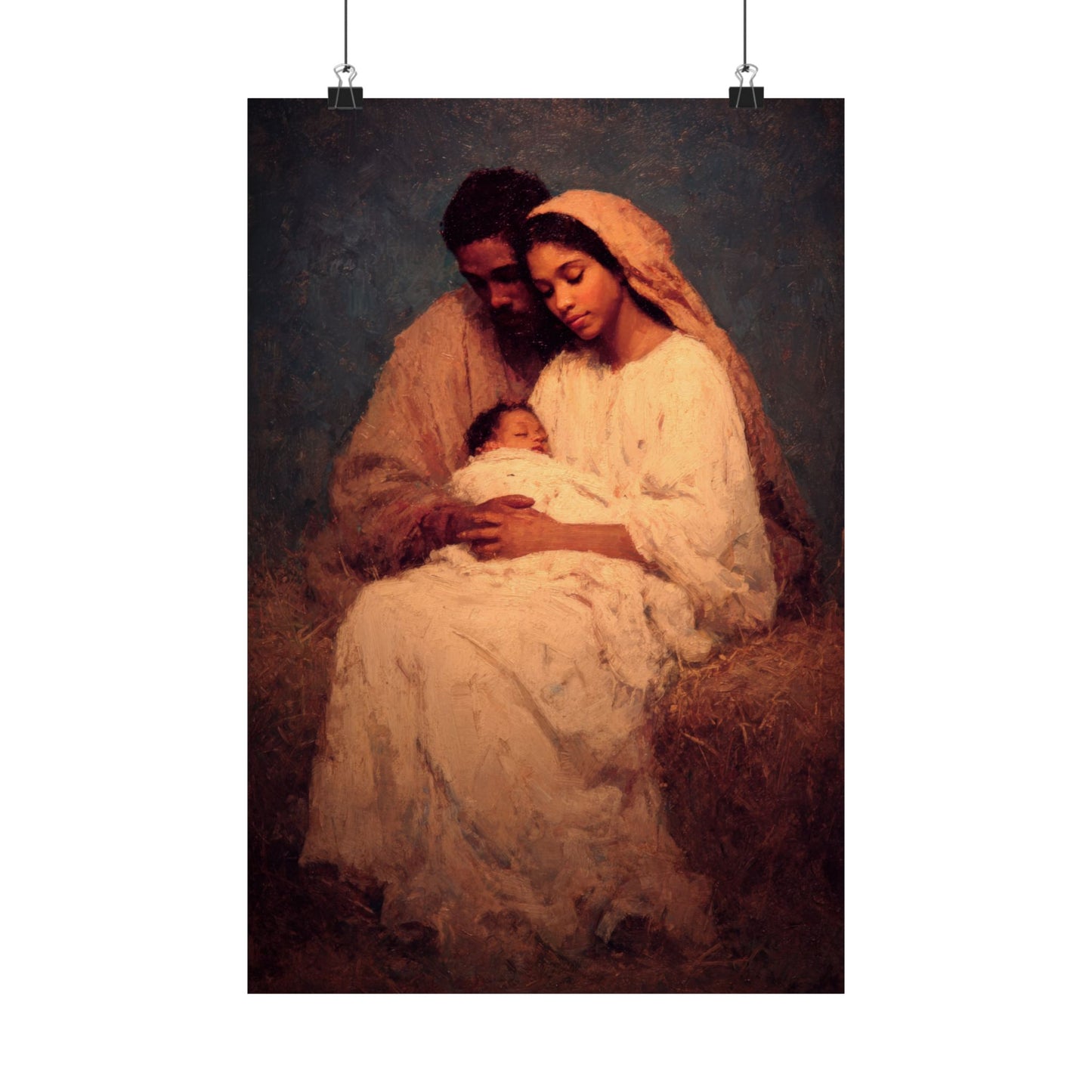 Love Made Visible in the Holy Family - Sanctified Souls Print - Multiple Sizes - Premium Matte Vertical Posters
