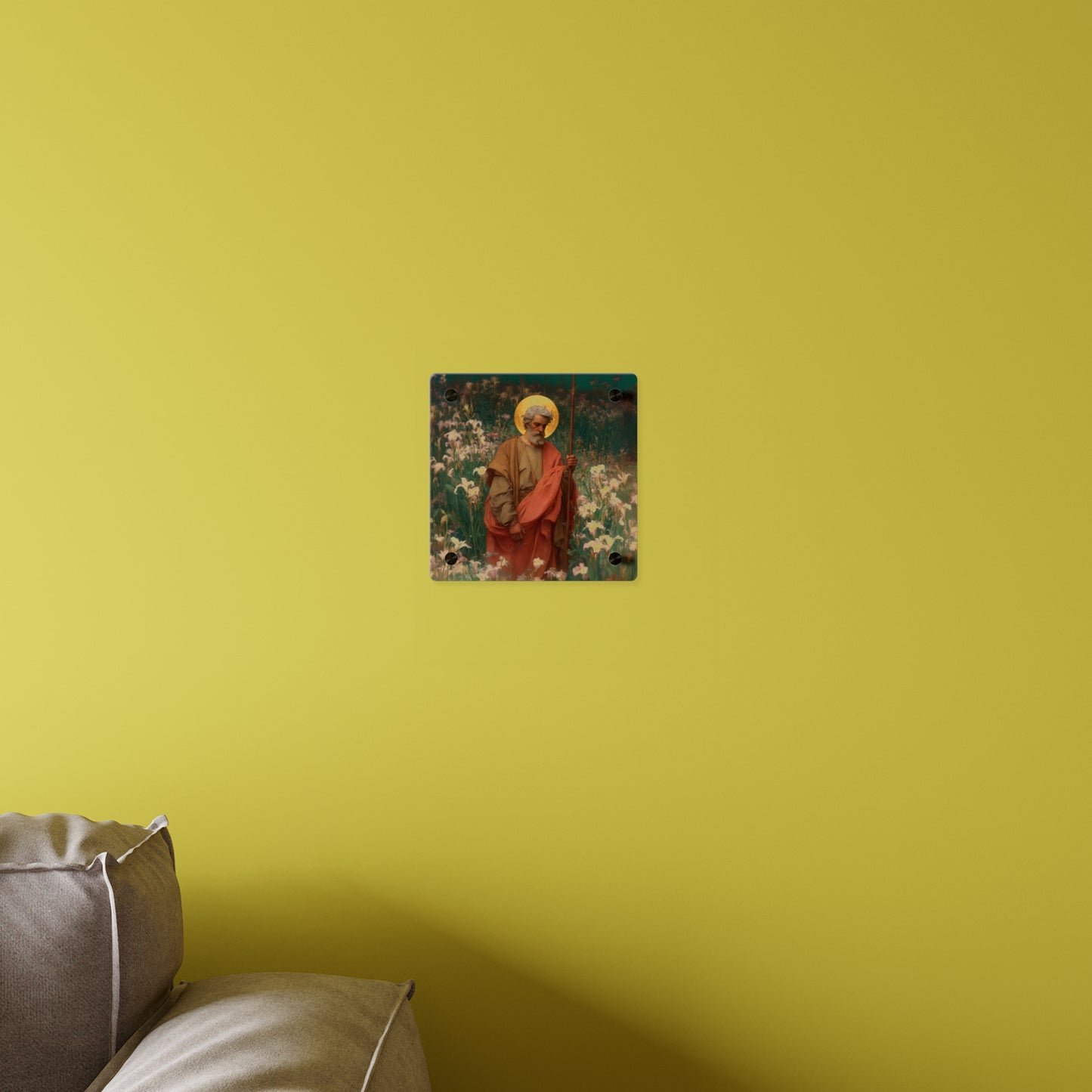 Saint James the Lesser Wall Art Panel - Ready to Hang Acrylic Print - Catholic Saint Art - Patron Saint Print - No Frame needed