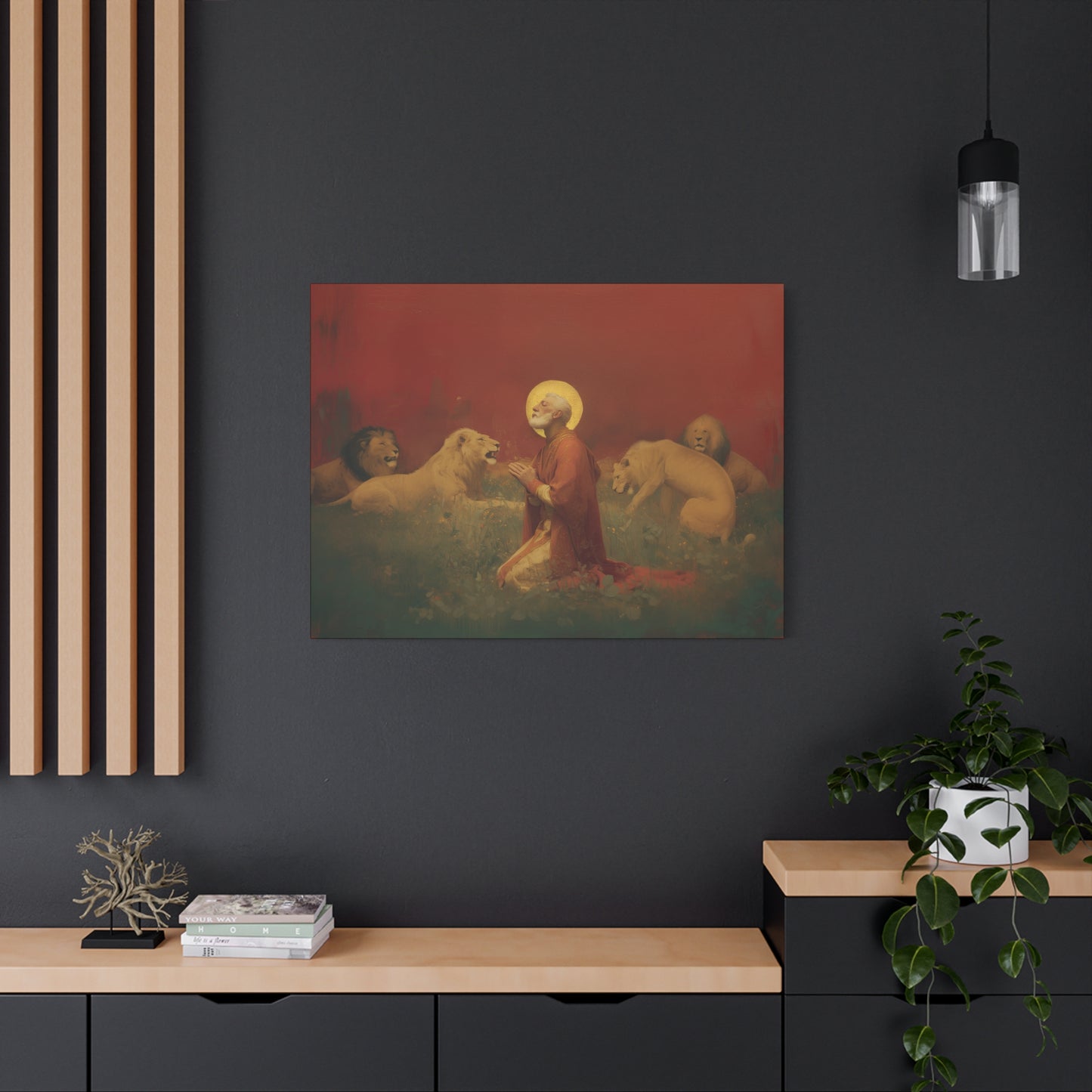 Saint Ignatius of Antioch -  Museum Wrapped Canvas - Sanctified Souls Print - Religious Art for your Home - Catholic Patron Saint Art