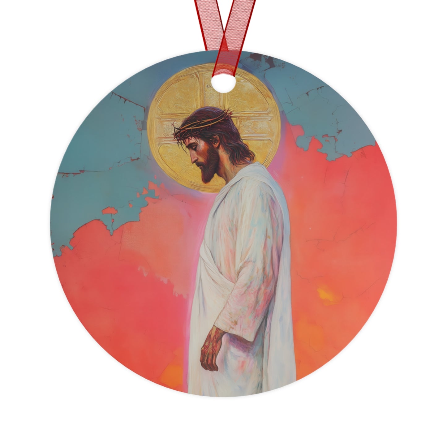 From the Tomb, Eternal Life Ornament - Religious Holiday Christmas Ornament and Keepsake - Double sided Keepsake