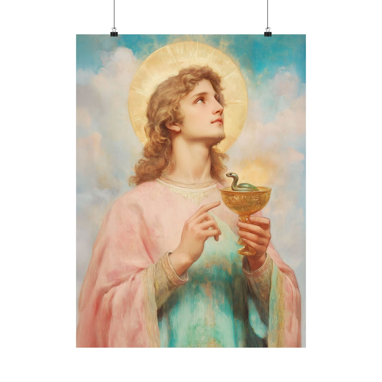 Copy of Saint John the Apostle - Sanctified Souls Print - Multiple Sizes - Premium Matte Vertical Posters