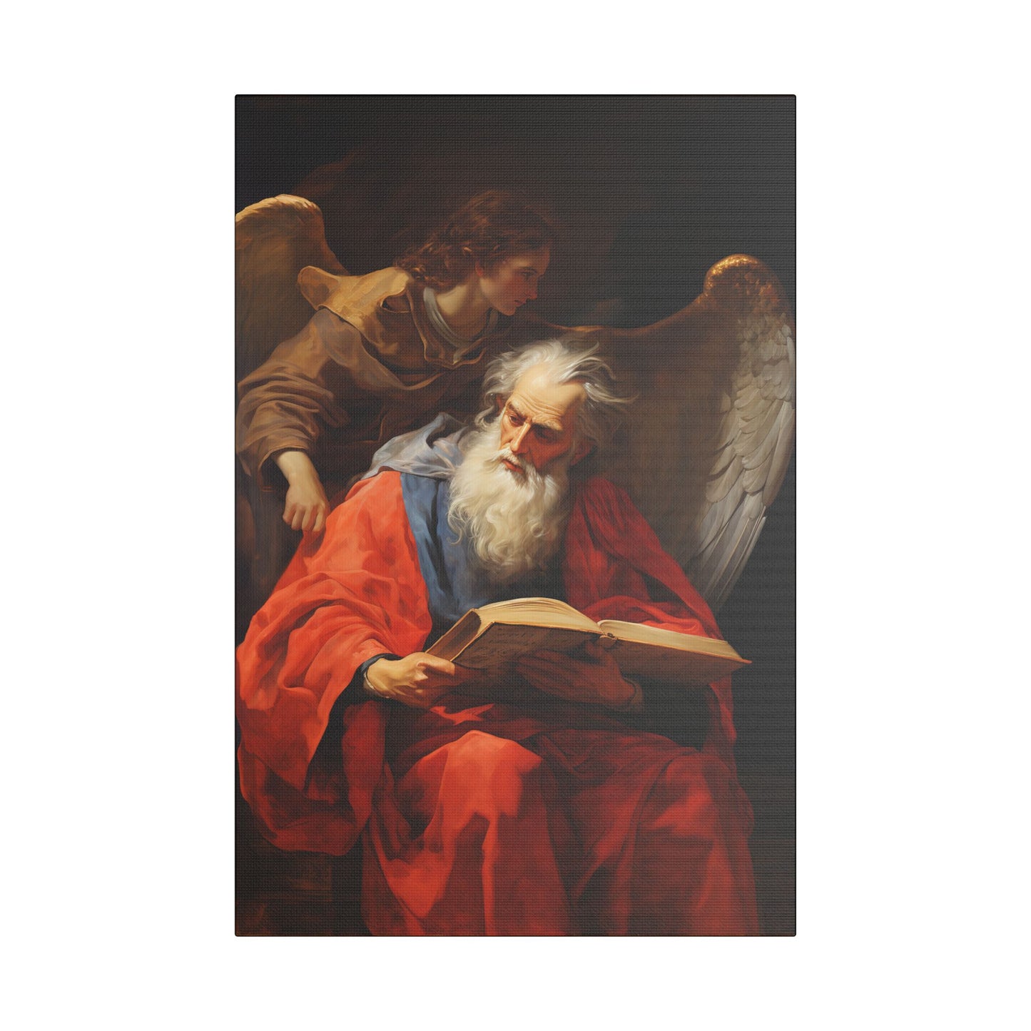 Saint Matthew the Apostle - Museum Wrapped Canvas - Sanctified Souls Print - Religious Art for your Home