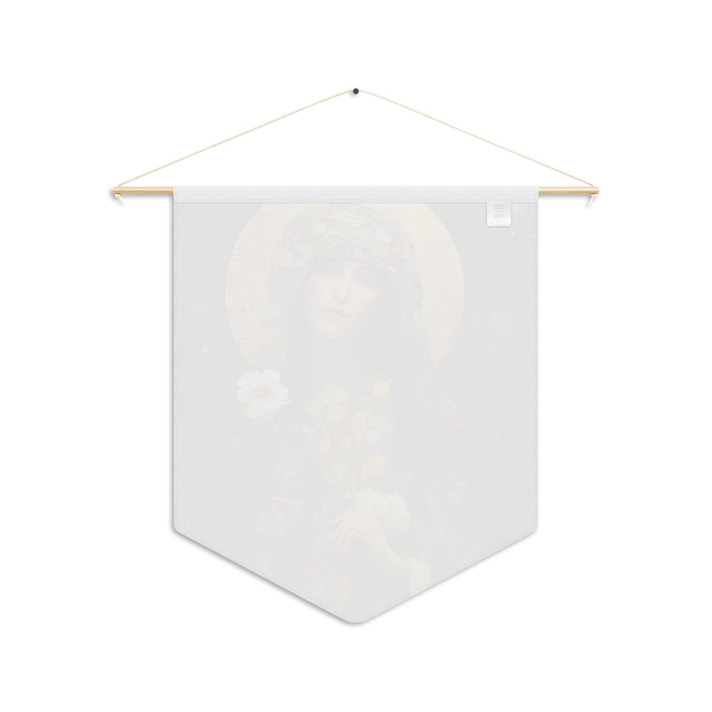 Saint Regina Wall Banner / Wall Hanging - Prayer room art - Large religious Christian Saint Art Print - Prayer room art - 18" x 21"