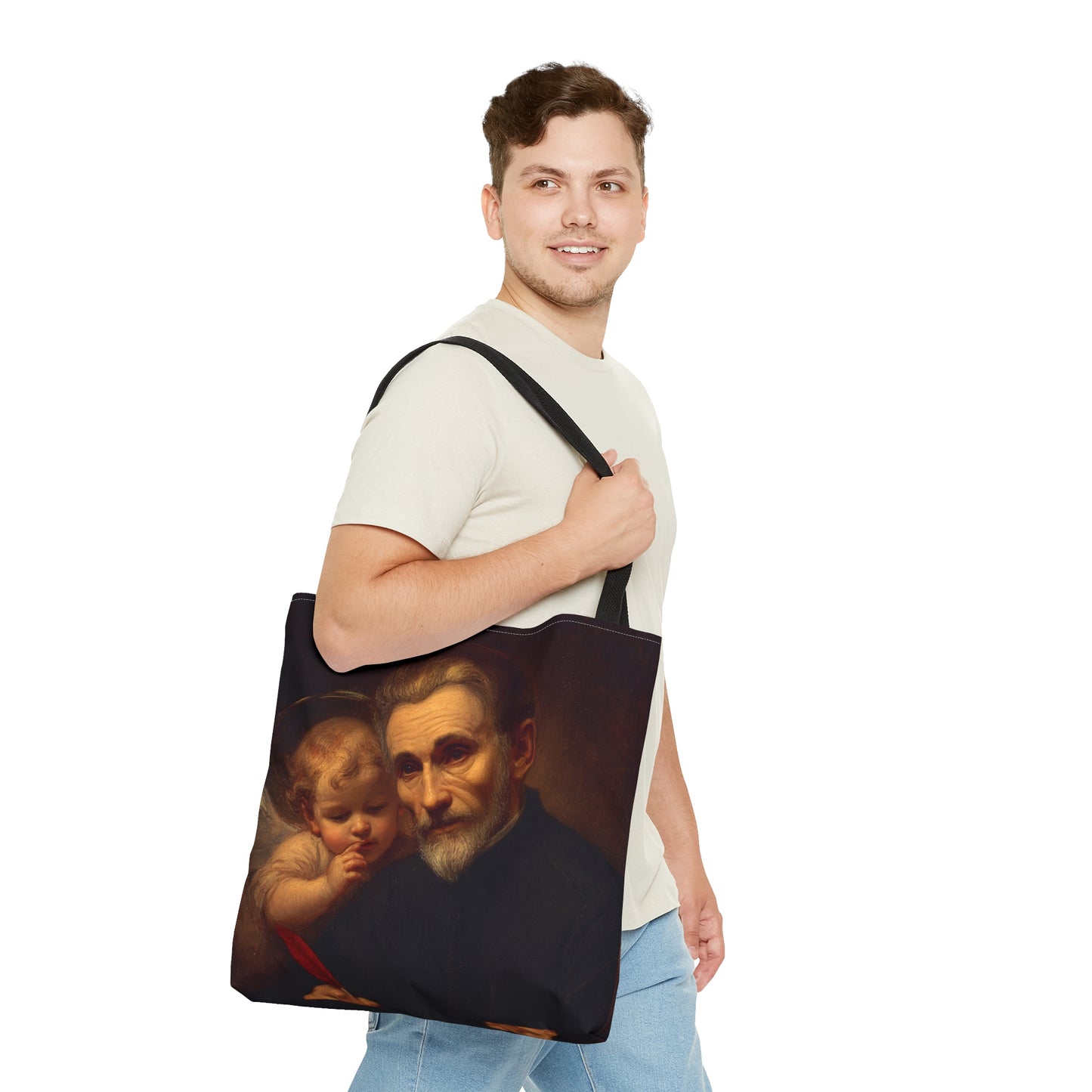 Saint Peter Canisius - Tote Bag - Large Medium Small Faith Art Bag - Catholic Faith Purse