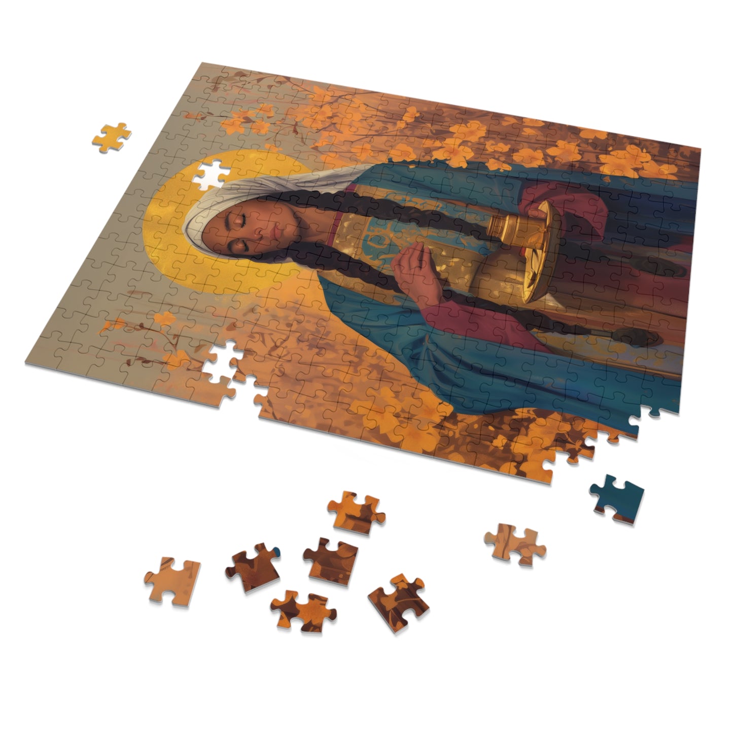 Saint Hermione of Ephesus - Puzzle & Keepsake Tin - Religious Jigsaw Puzzle (30, 110, 252, 500,1000-Piece)