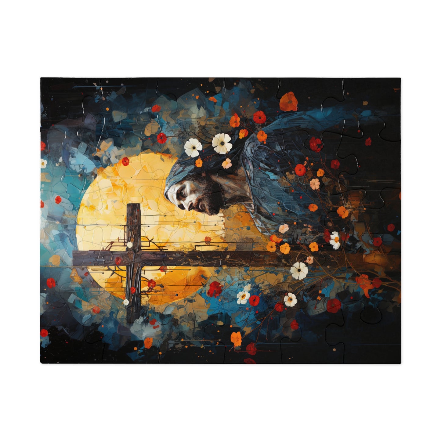 The Cross of Salvation - Puzzle and Keepsake Tin - Religious Jigsaw Puzzle (30, 110, 252, 500,1000-Piece) - Religious Puzzle