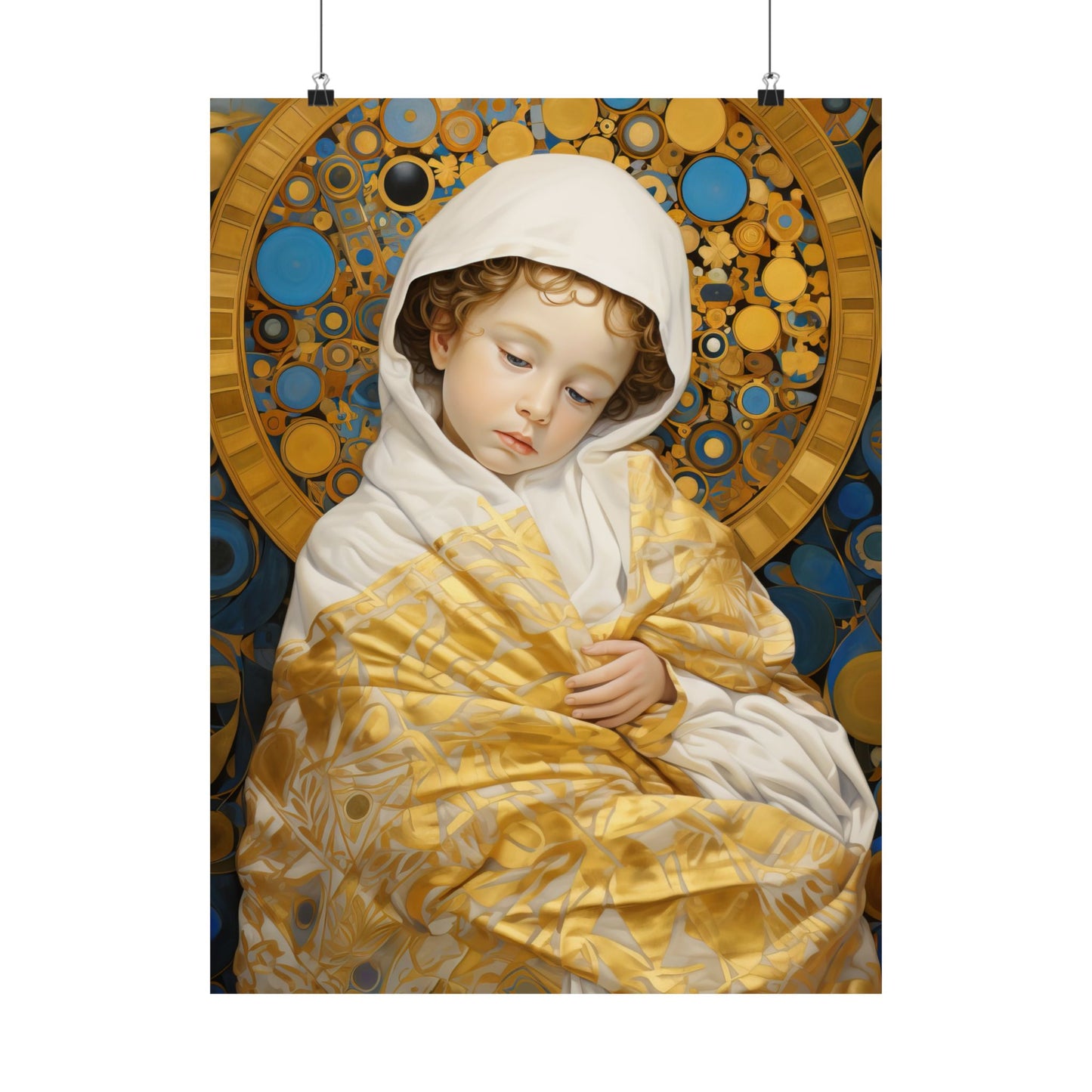 Divine Innocence: The Christ Child - Sanctified Souls Print - Multiple Sizes - Premium Matte Vertical Posters