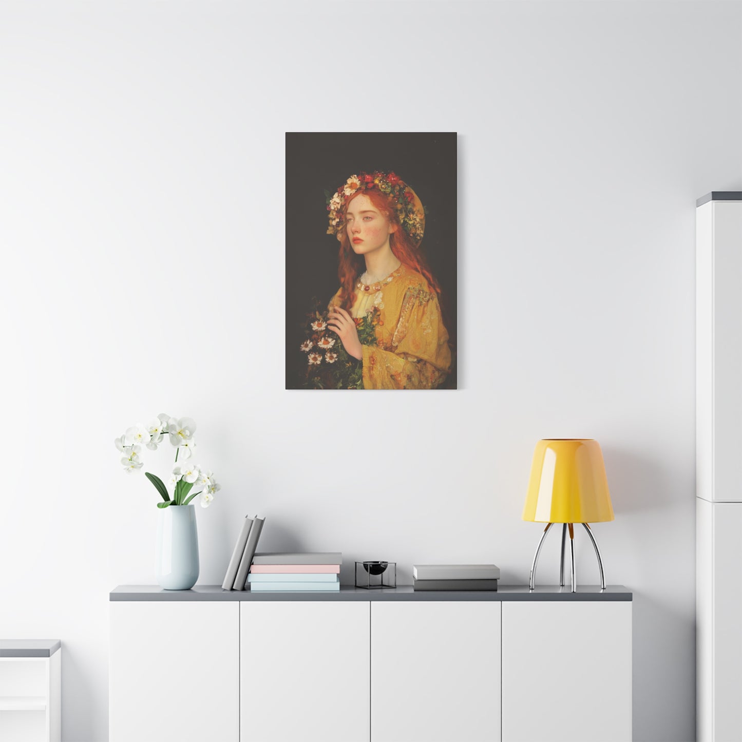 Radiance of Repentance - Mary Magdalene's Renewal - Museum Wrapped Canvas - Print - Religious Art for your Home - Prayer Room - Catholic