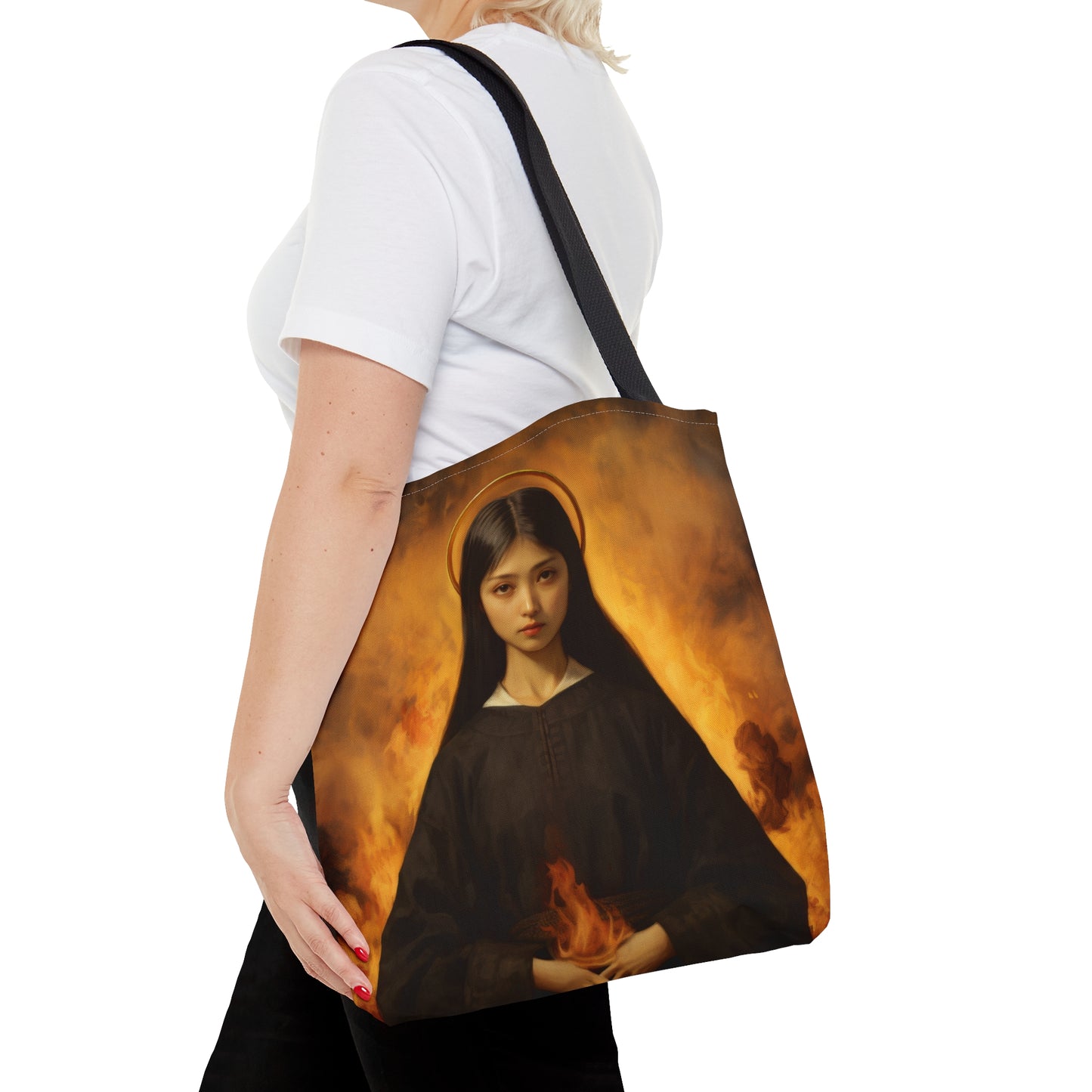 Blessed Mary Magdalen Kiota Tote Bag - Large Medium Small Faith Art Bag - Catholic Faith Purse - Religious - Reusable - Prayer Bag