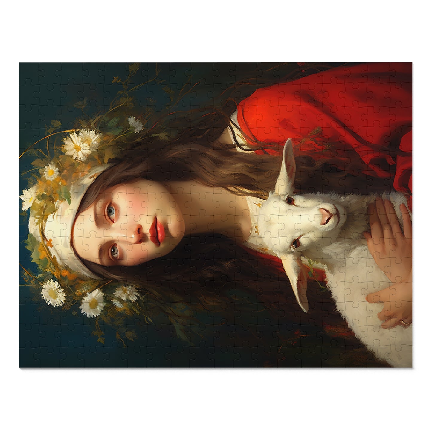 Saint Agnes - Puzzle and Keepsake Tin - Religious Jigsaw Puzzle (30, 110, 252, 500,1000-Piece) - Religious Puzzle