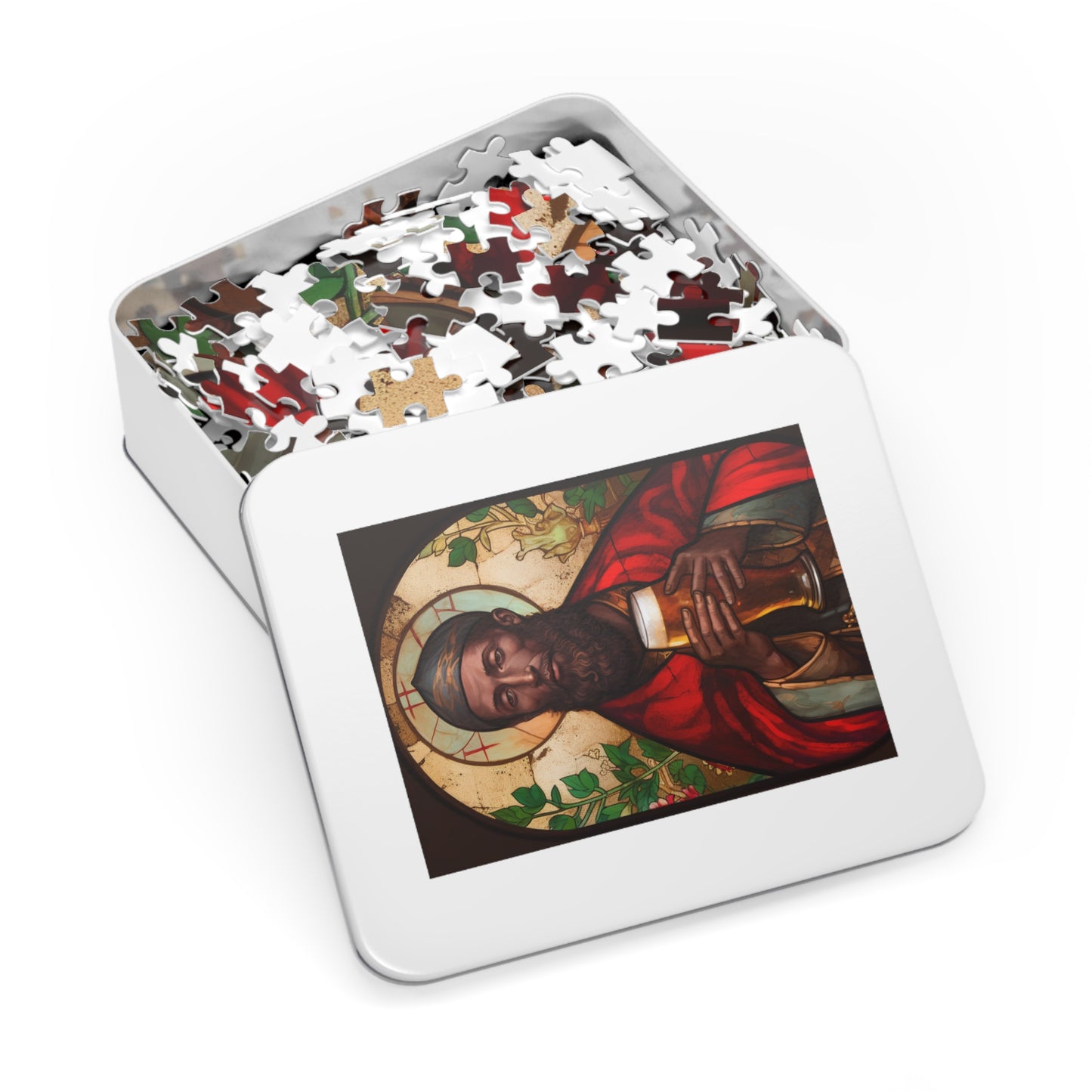 Saint Augustine of Hippo - Puzzle and Keepsake Tin - Religious Jigsaw Puzzle (30, 110, 252, 500,1000-Piece) - Religious Puzzle