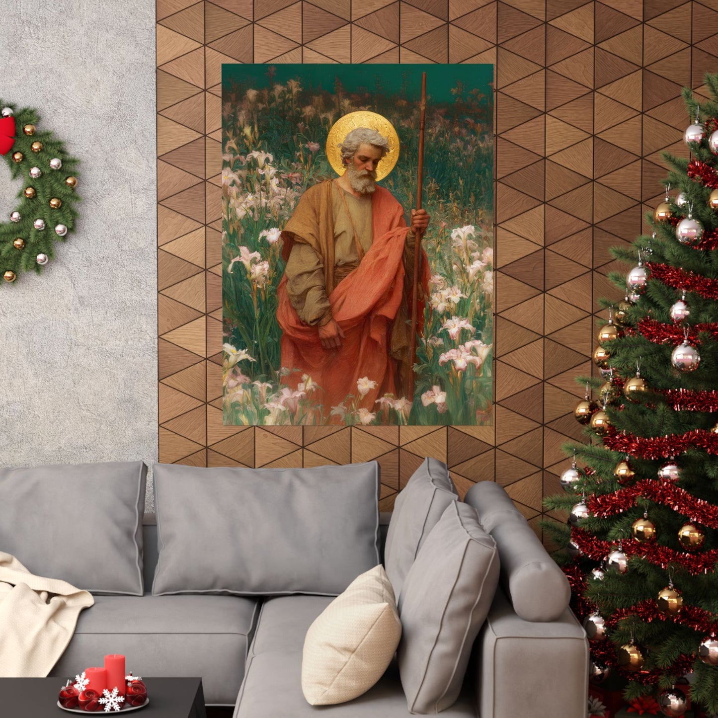 Saint James the Lesser  - Sanctified Souls Print - Multiple Sizes - Premium Posters - Catholic Art - Christian Home Decor Artwork