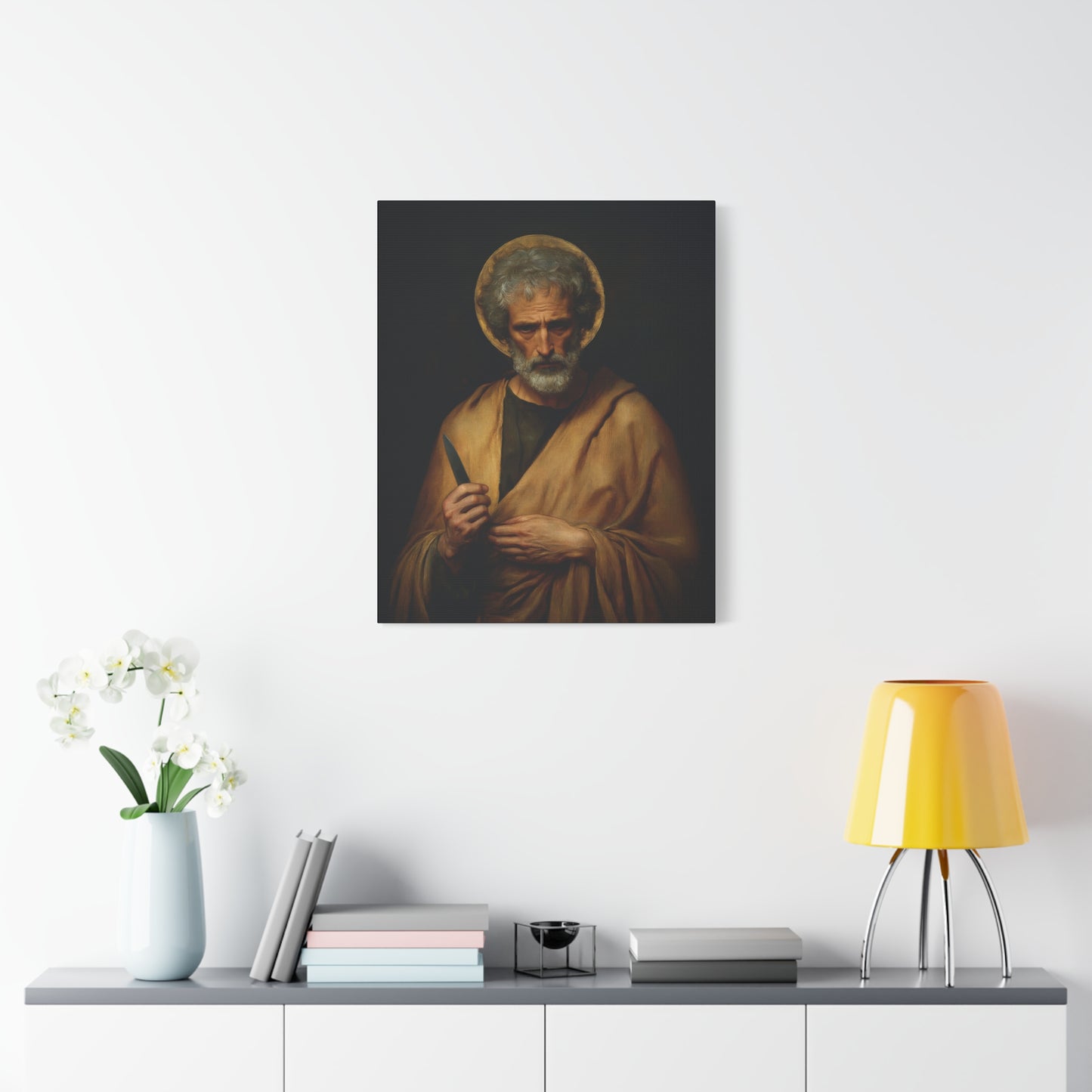 Saint Bartholomew the Apostle  - Gallery Wrapped Canvas - Print - Religious Art for your Home - Catholic