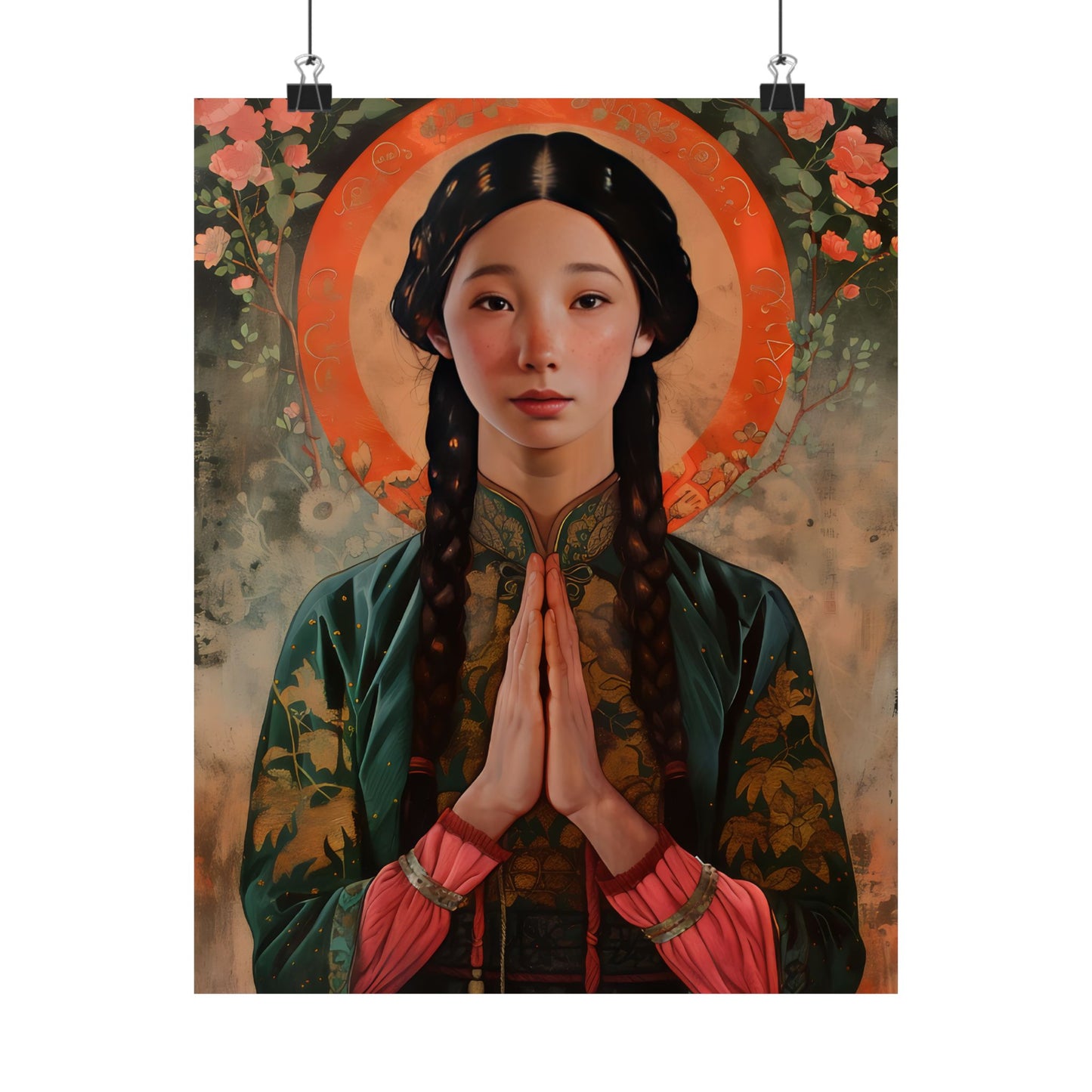 Saint Anna Wang - Sanctified Souls Print - Multiple Sizes - Premium Matte Vertical Posters -  Martyr of China