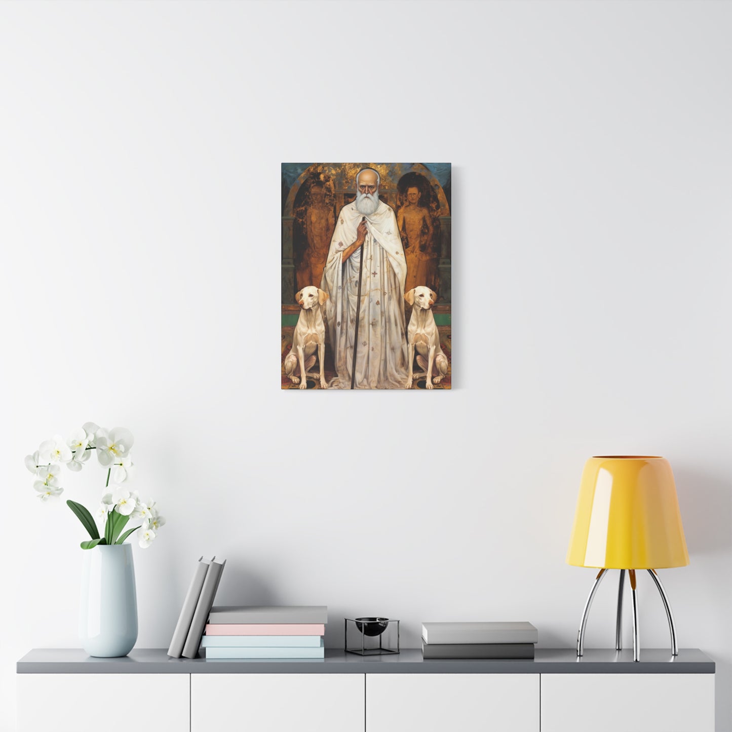 Saint Lazarus of Bethany Canvas Print - Multiple Sizes - Catholic Home art - Museum Wrapped Canvas - Sanctified Souls Print