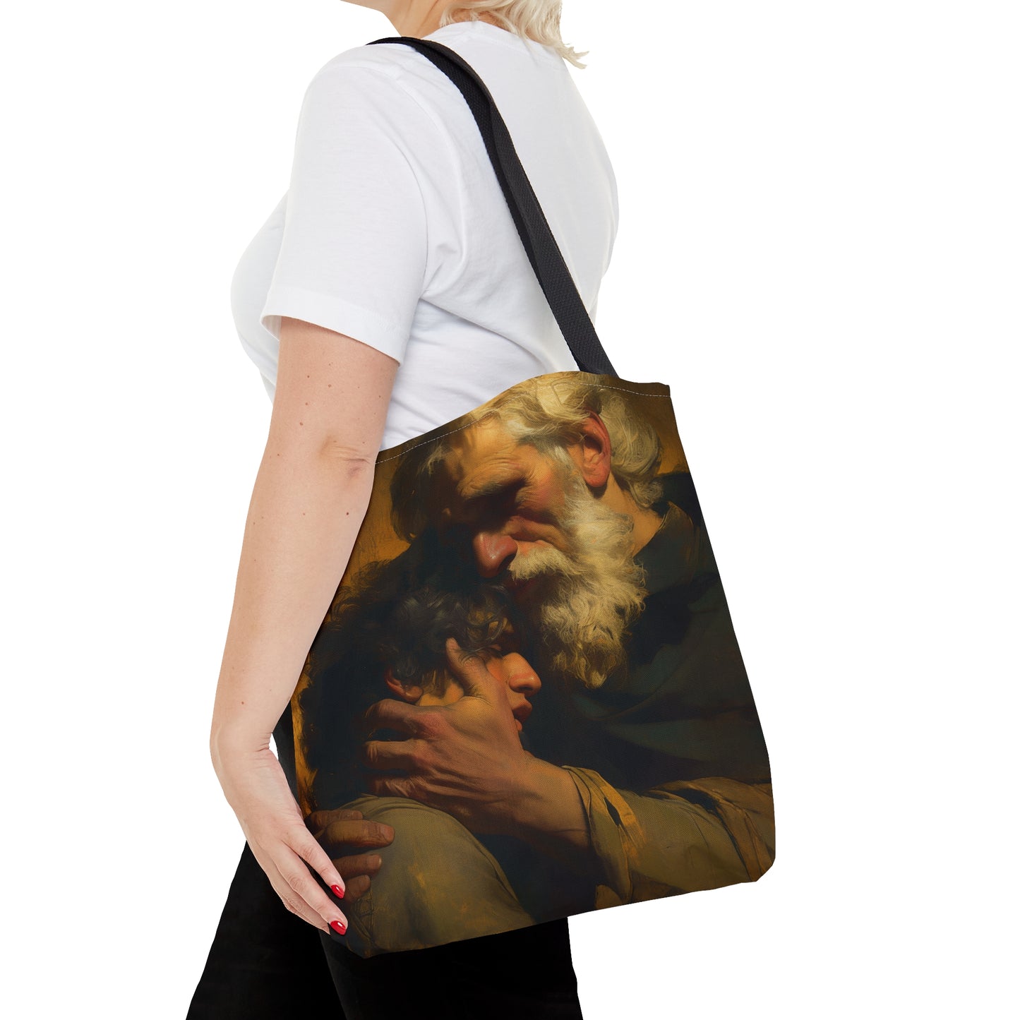 The Return of the Prodigal Son - Tote Bag - Large Medium Small Faith Art Bag - Catholic Faith Purse