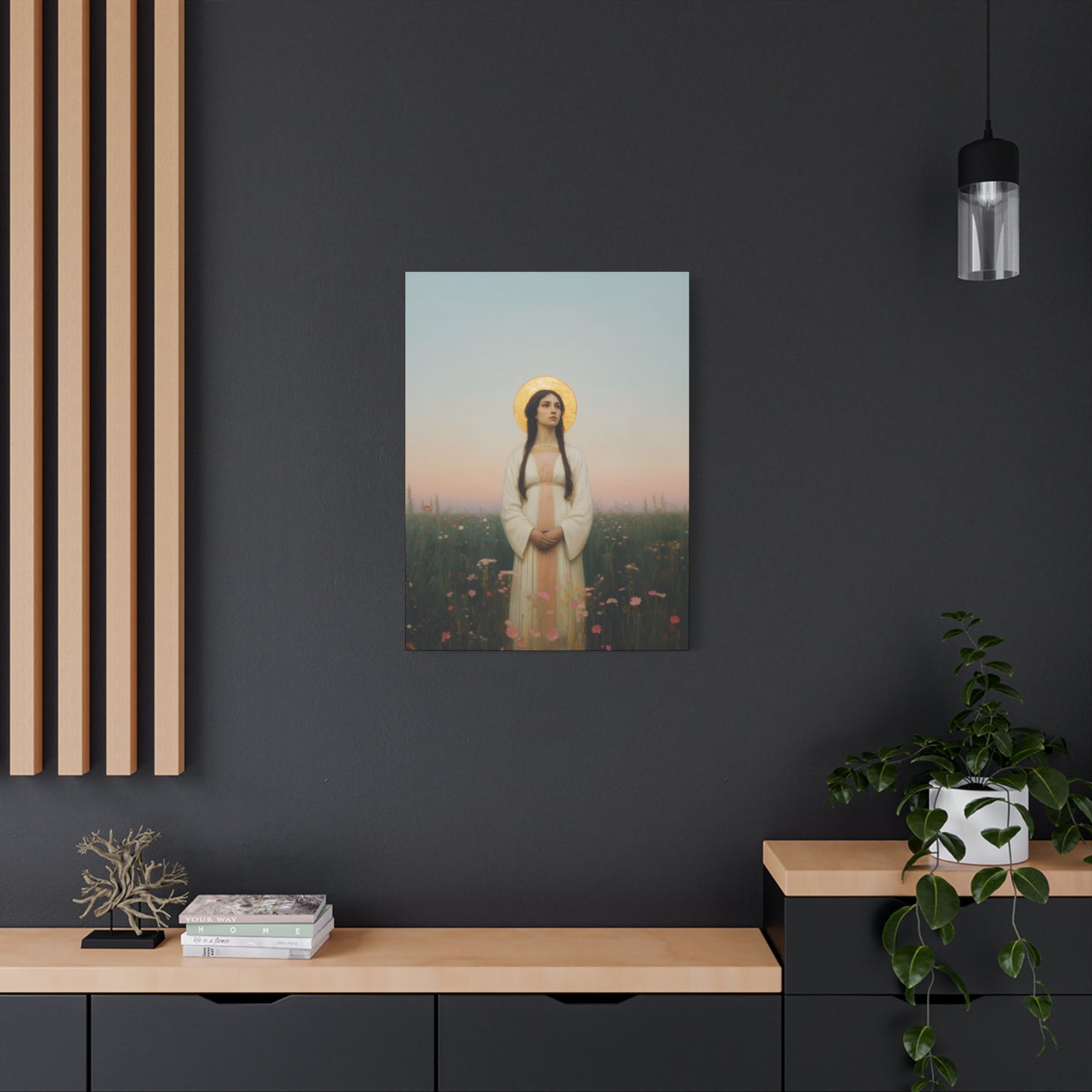 Saint Sabina-  Museum Wrapped Canvas - Sanctified Souls Print - Religious Art for your Home - Catholic Patron Saint Art