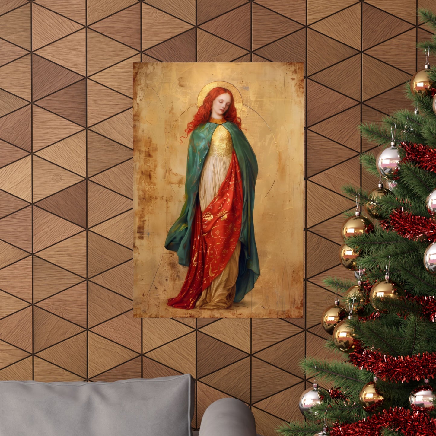 Resilient Spirit - Mary Magdalene's Faithful Path - Sanctified Souls Print - Multiple Sizes - Premium Posters - Catholic Art - Christian