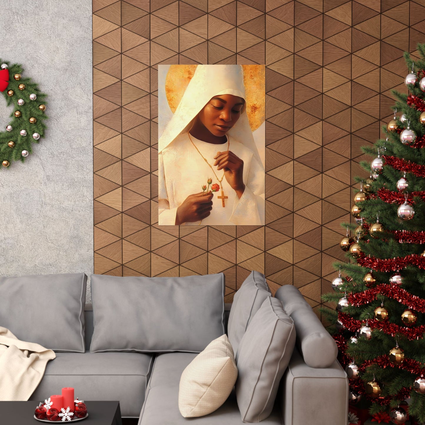 Blessed Marie-Clementine Anuarite Nengapeta - Sanctified Souls Print - Multiple Sizes - Premium Matte Vertical Posters