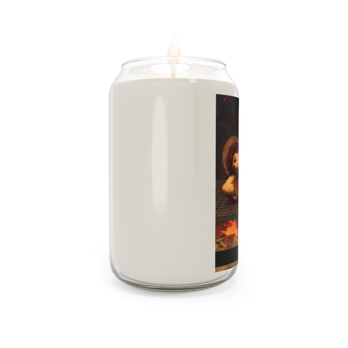 Saint Lawrence - Scented Prayer Candle, 13.75oz -  Candle - Catholic Art - prayer room Scented Candle - Religious Saint