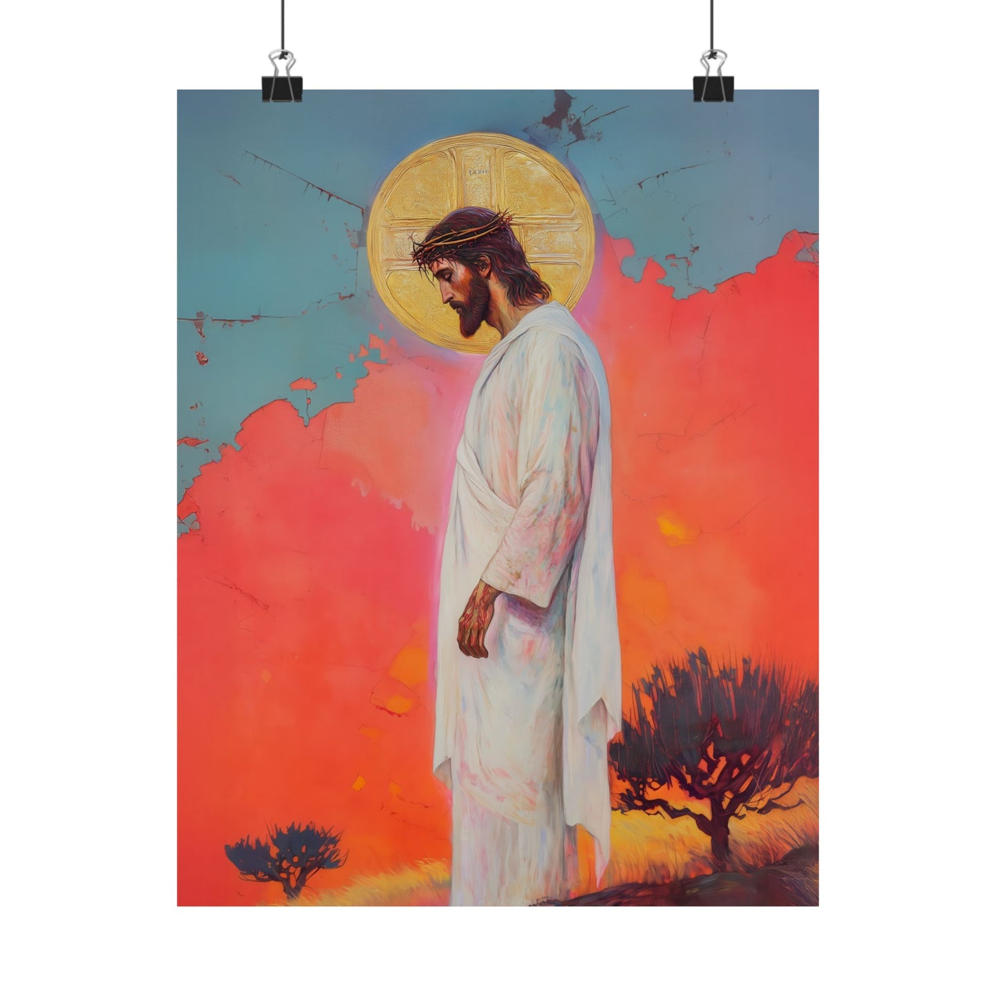 From the Tomb, Eternal Life - Sanctified Souls Print - Multiple Sizes - Premium Matte Vertical Posters - Catholic