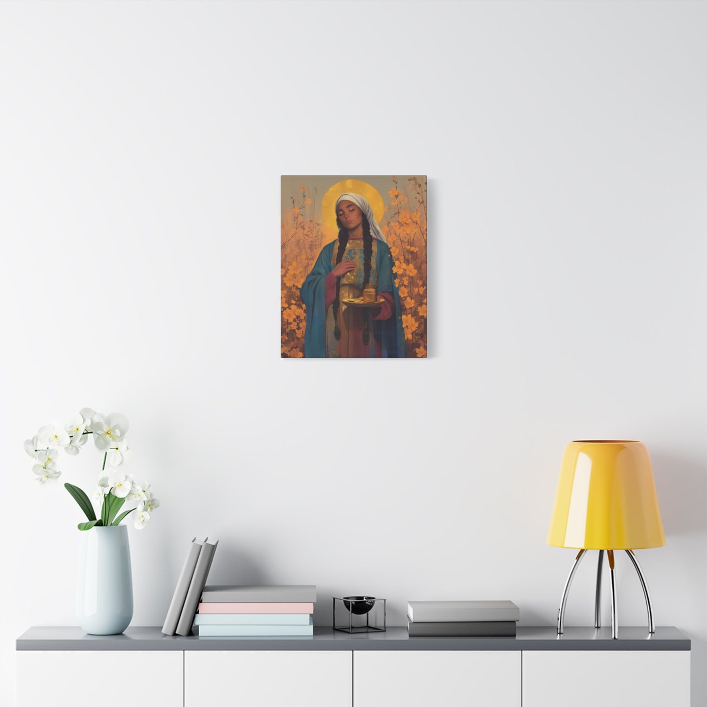Saint Hermione of Ephesus - Gallery Wrapped Canvas - Print - Religious Art for your Home - Catholic Art Print