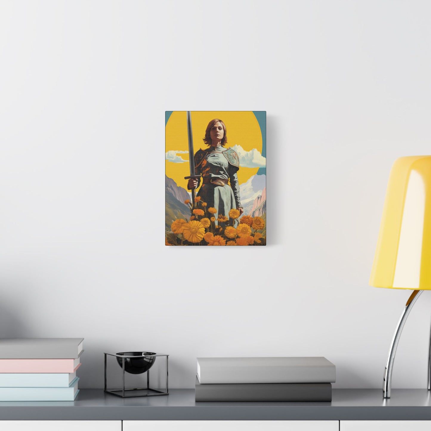 Saint Joan of Arc - Museum Wrapped Canvas - Sanctified Souls Print - Religious Art for your Home