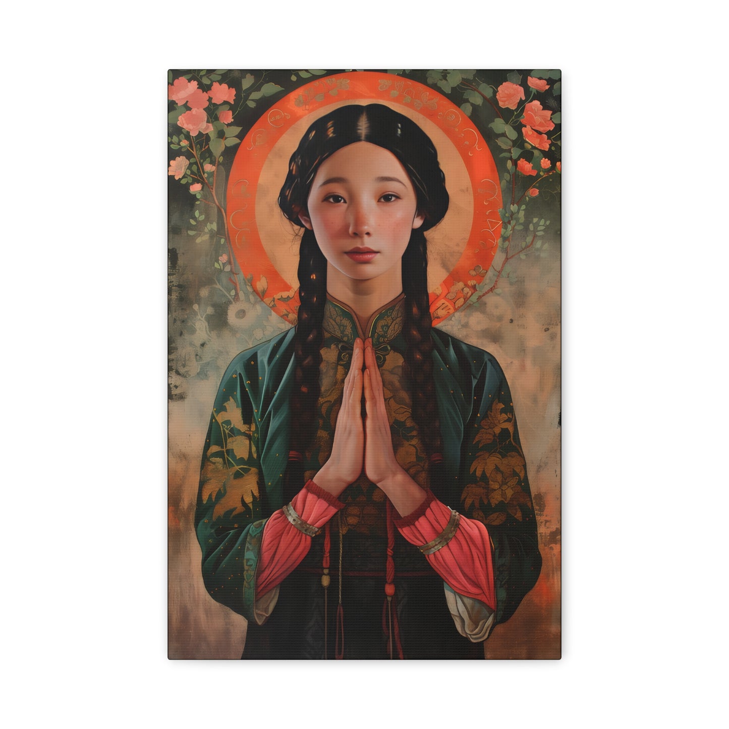 Saint Anna Wang - Museum Wrapped Canvas - Sanctified Souls Print - Art for your Home - Religious Art -  Martyr of China