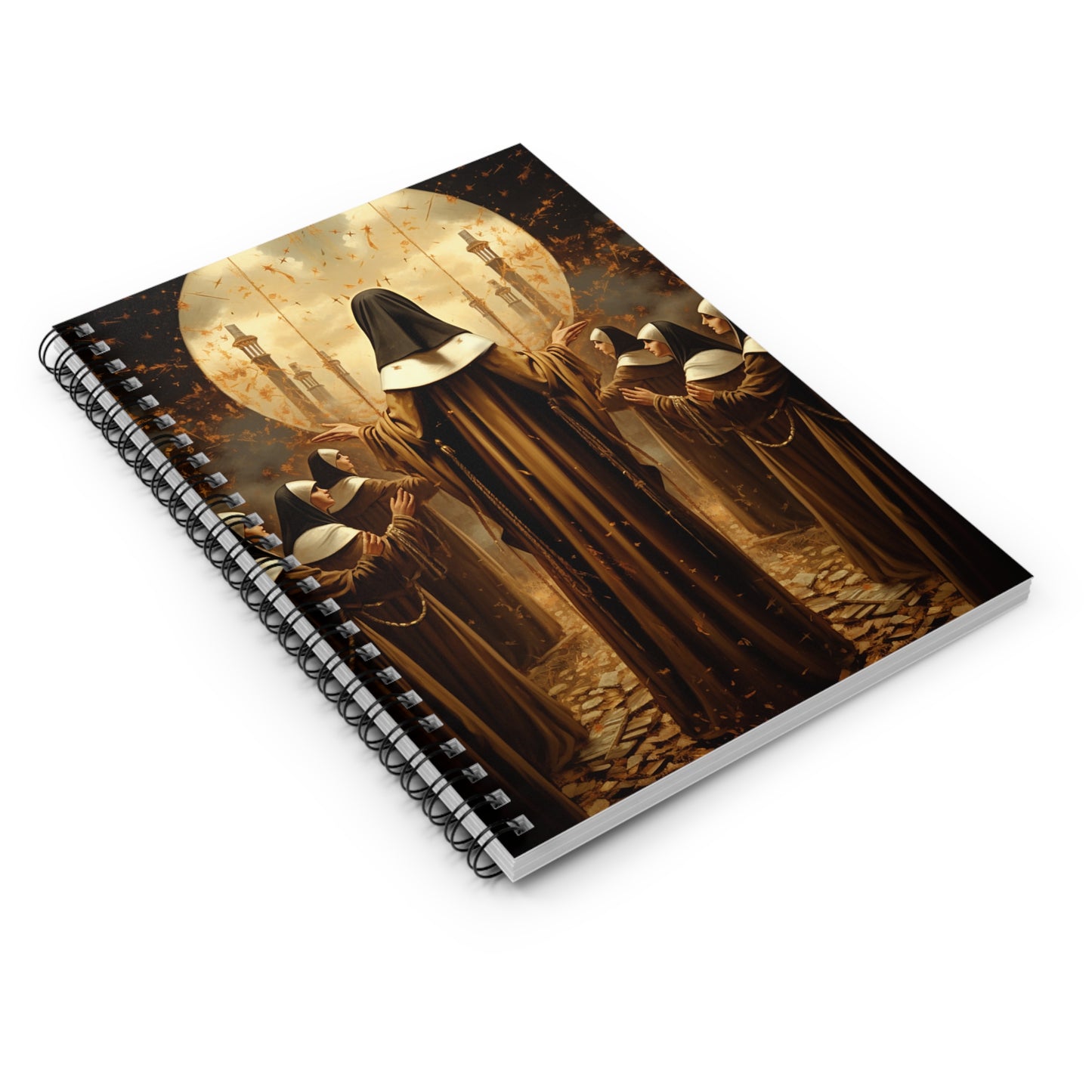 The Blessed Martyrs of Compiègne - Sanctified Souls Art - Religious Based Notebook - Spiral Notebook - Ruled Line