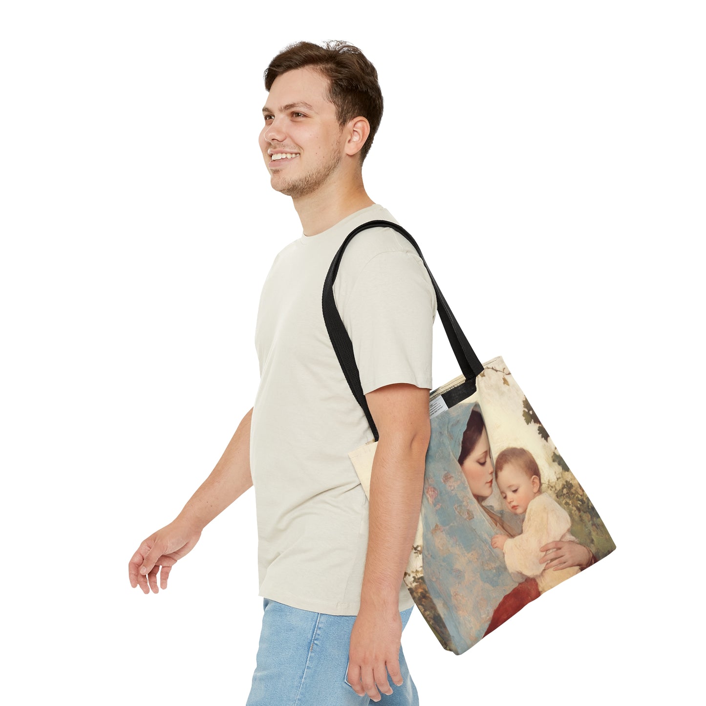 Our Lady of the Grapes / Out Lady of the Harvest - Tote Bag - Large Medium Small Faith Art Bag - Catholic Faith Purse - Mother Mary