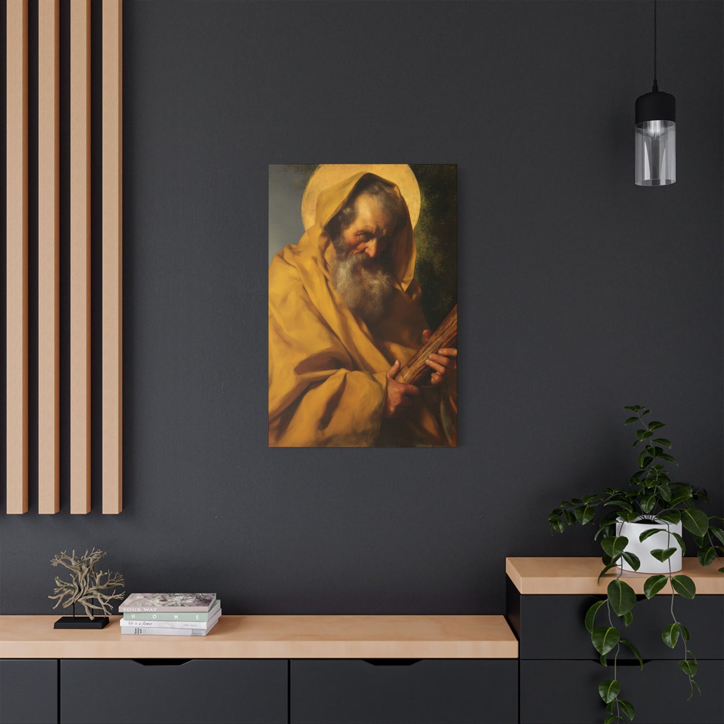 Saint James the Lesser - Apostle - Museum Wrapped Canvas - Print - Religious Art for your Home - Christian print - Prayer Room - Catholic