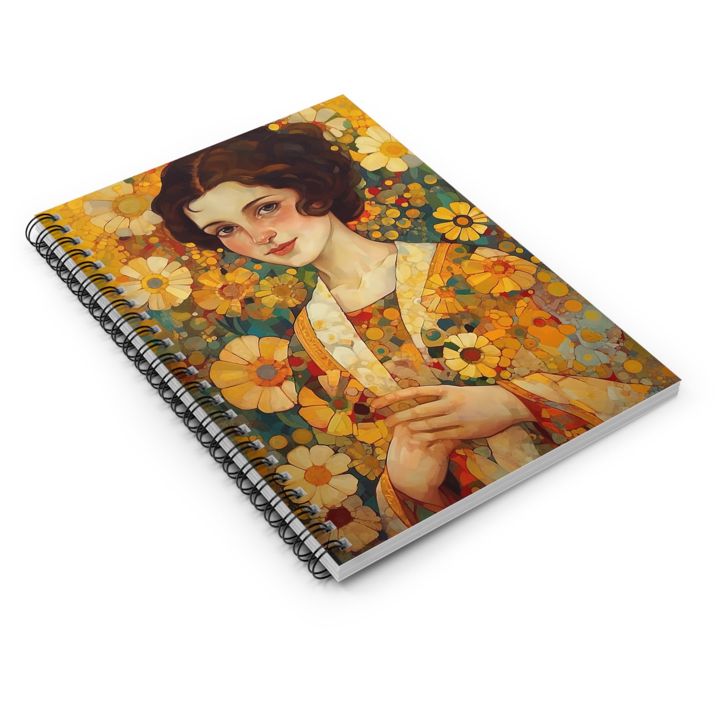 Saint Gianna Beretta Molla  Journal - Sanctified Souls Art - Religious Based Notebook - Spiral Notebook - Ruled Line