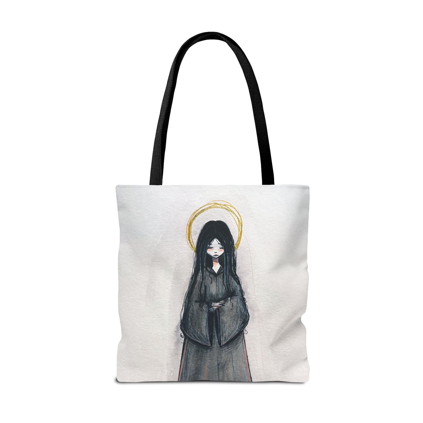 Blessed Mary Magdalen Kiota Hand-Drawn Catholic Tote Bag | Martyrs of Japan Christian Tote | Sanctified Solocosmo Religious Tote