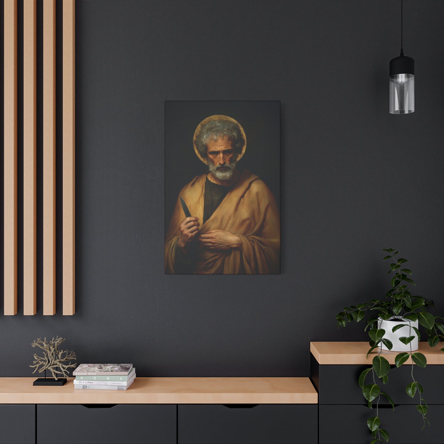 Saint Bartholomew the Apostle  - Gallery Wrapped Canvas - Print - Religious Art for your Home - Catholic