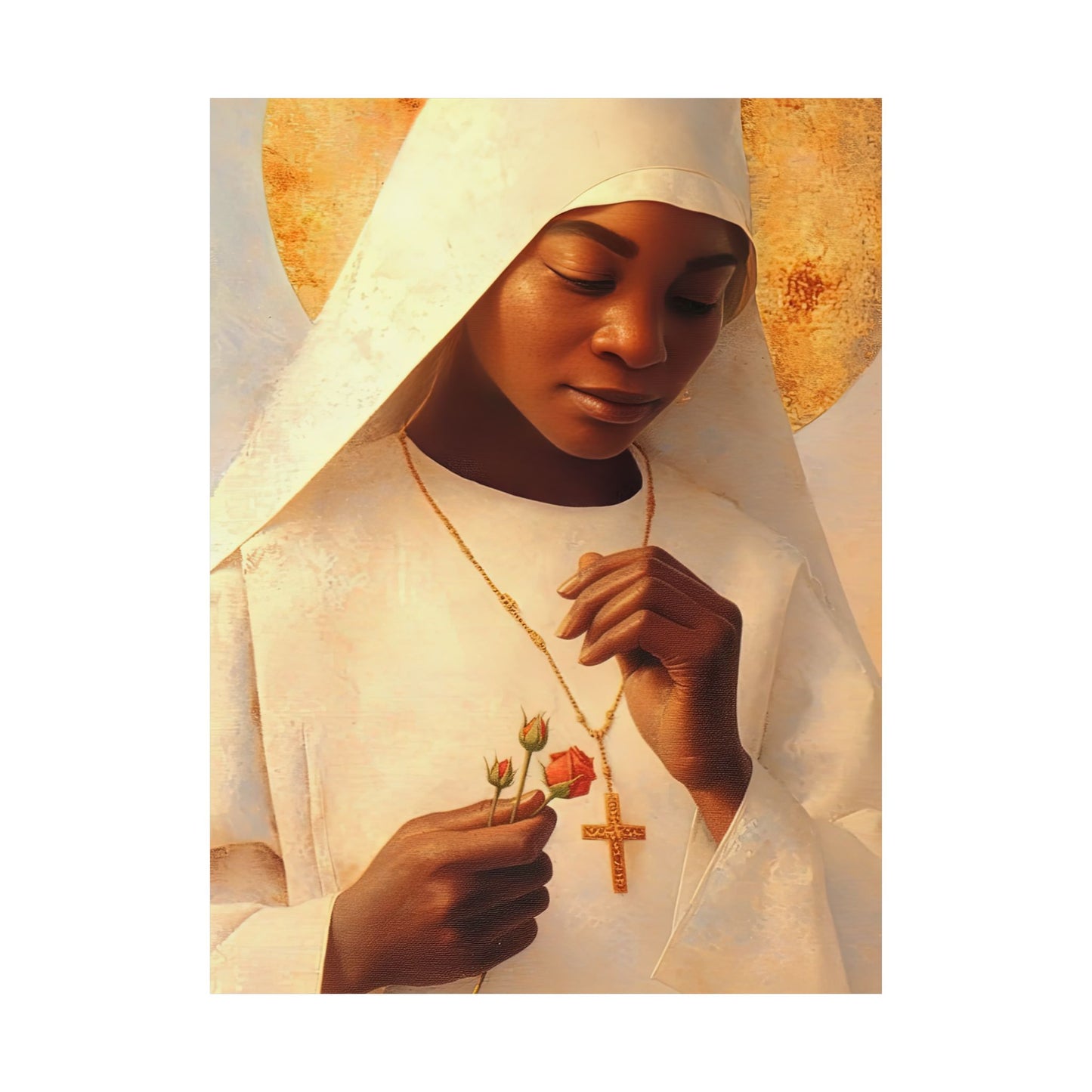 Blessed Marie-Clementine Anuarite Nengapeta - Sanctified Souls Print - Multiple Sizes - Premium Matte Vertical Posters