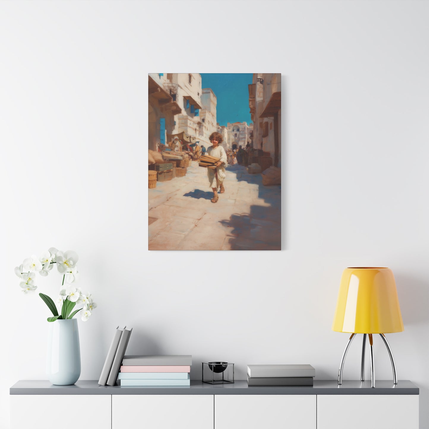 Nazareth and the Hidden Light of Christ - Gallery Wrapped Canvas - Print - Religious Art for your Home - Catholic Art