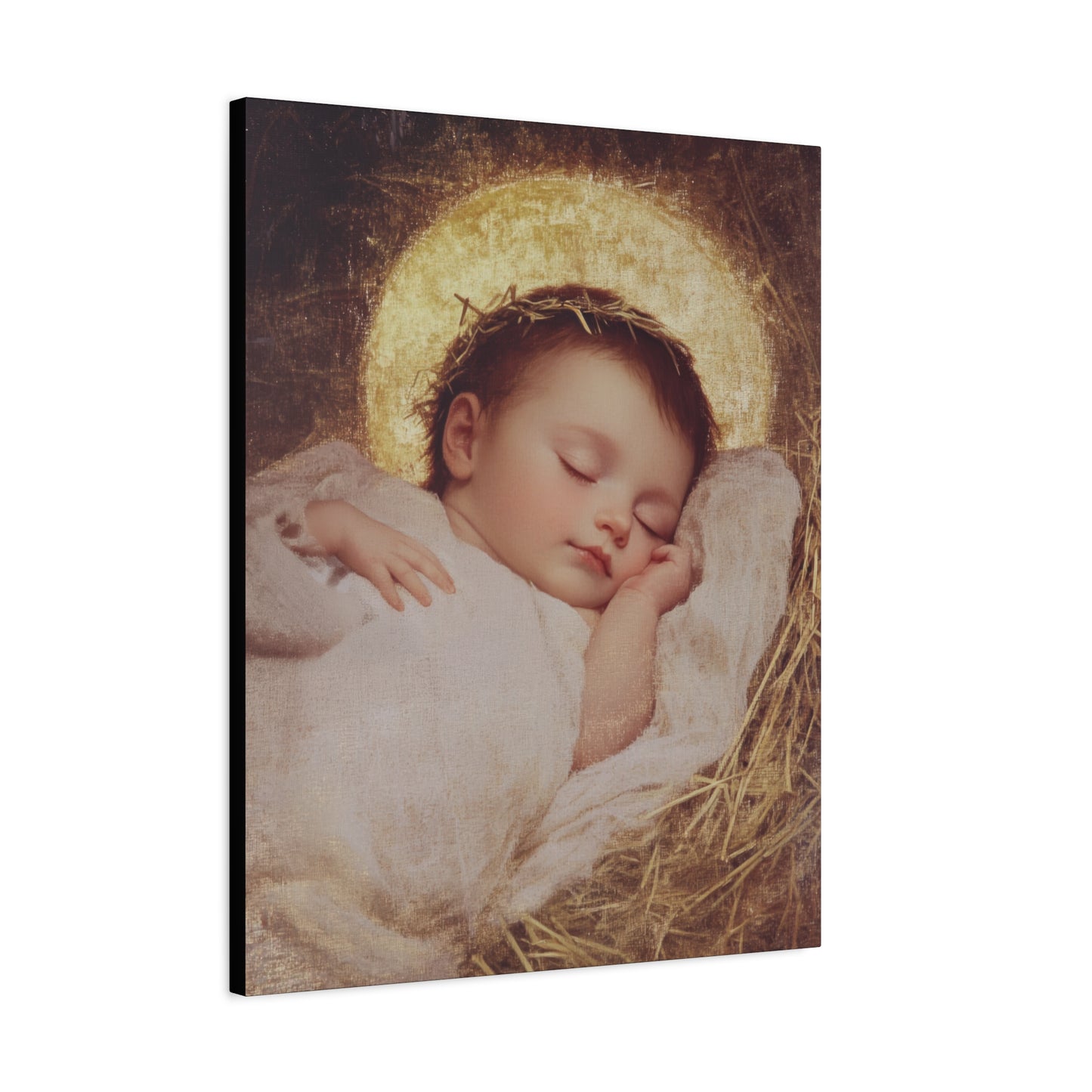 The Christ Child Born Into the Quiet of the World - Gallery Wrapped Canvas - Print - Religious Art for your Home - Catholic Art Print