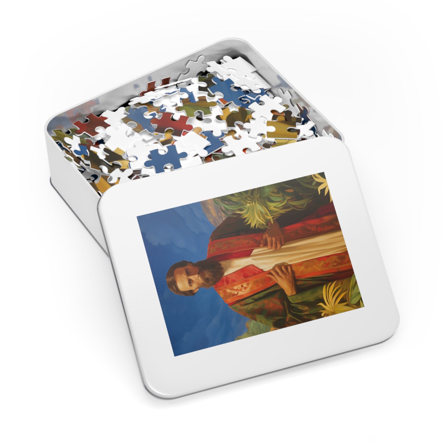 Saint John the Baptist - Puzzle and Keepsake Tin - Jigsaw Puzzle (30, 110, 252, 500,1000-Piece) - Religious Puzzle