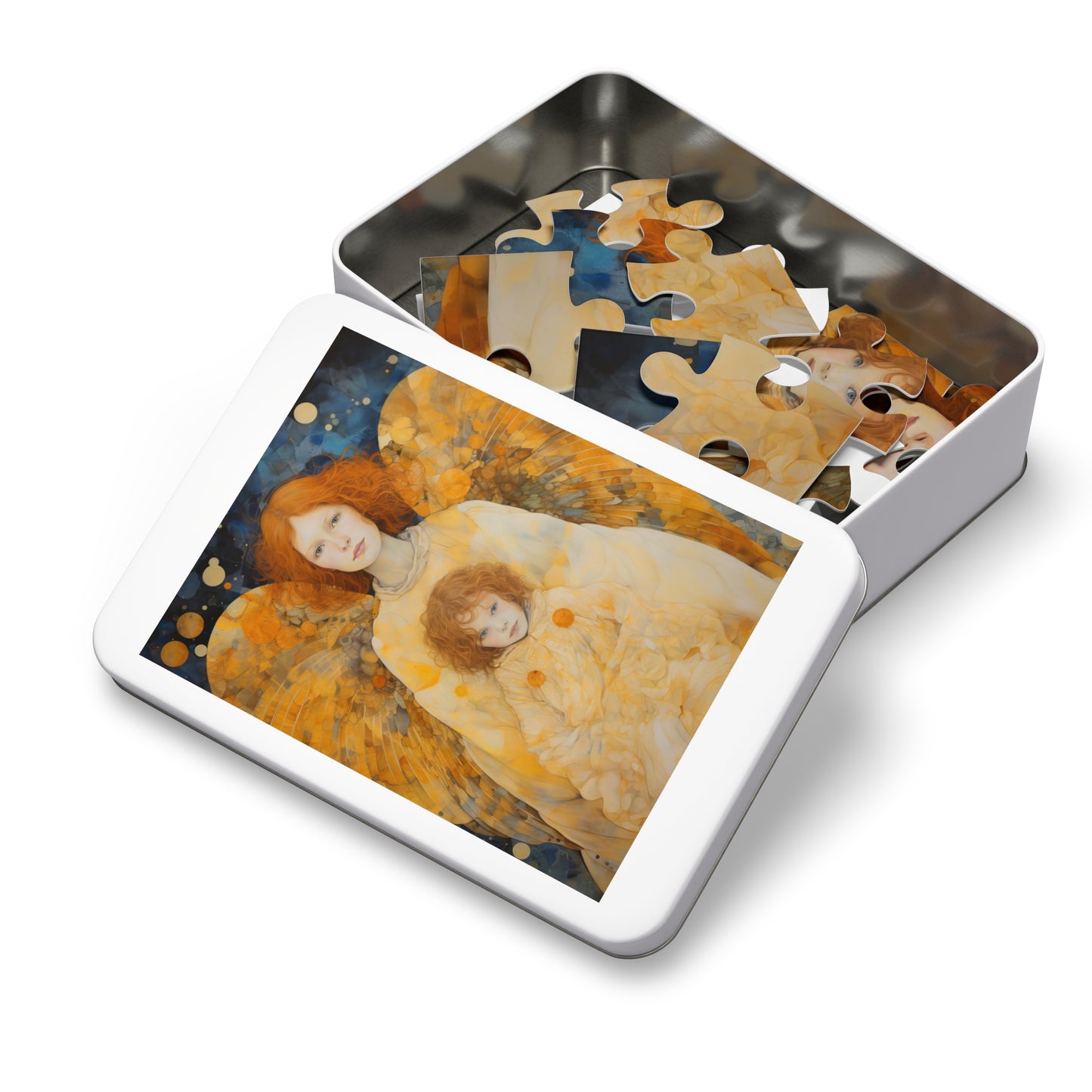 A Guardians Devotion - Puzzle and Keepsake Tin - Religious Jigsaw Puzzle (30, 110, 252, 500,1000-Piece) - Religious Puzzle