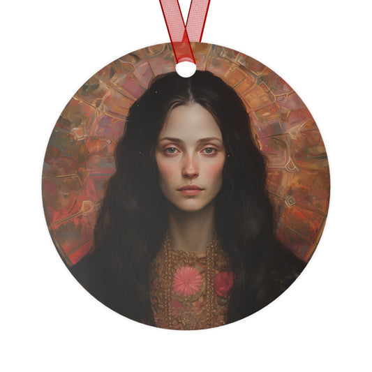 Saint Susanna - Religious Holiday Christmas Ornament and Keepsake - Double sided Keepsake Religious Ornament