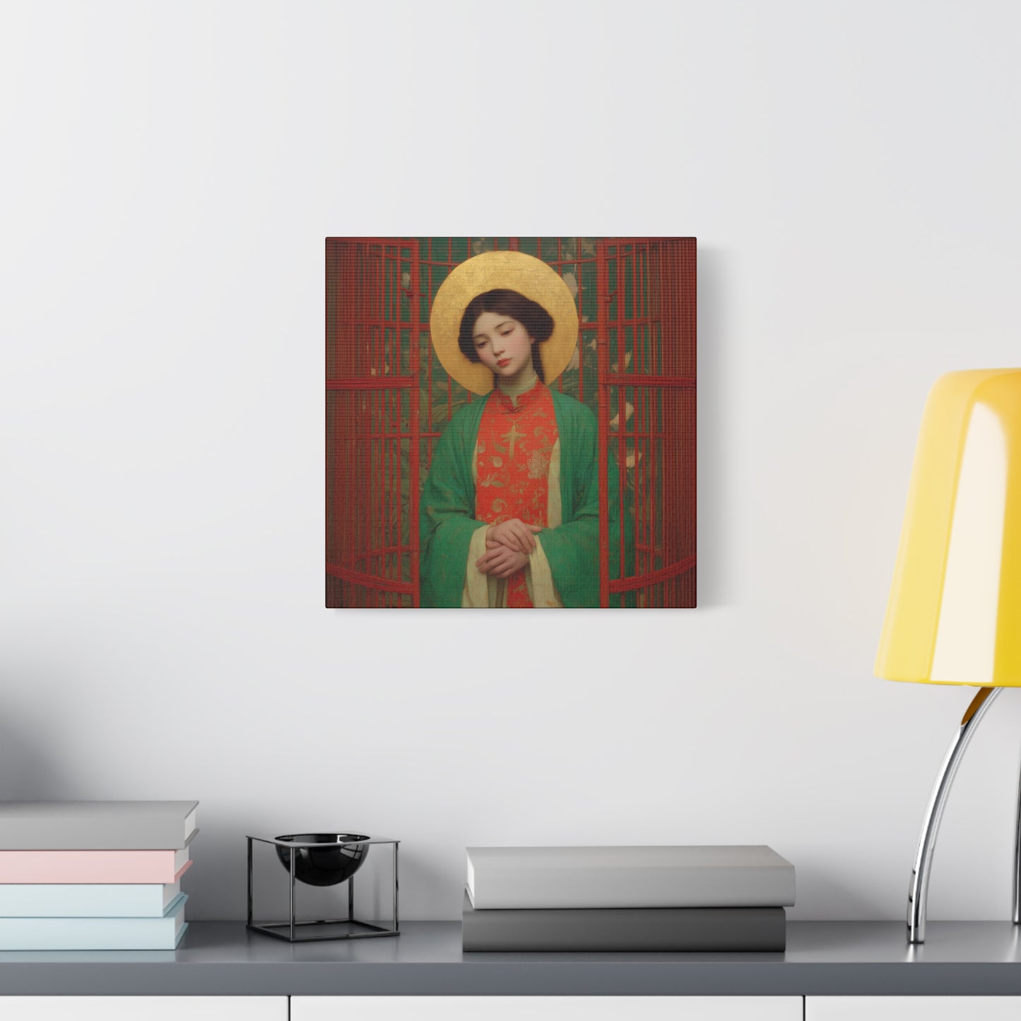 Saint Agnes Tsao Kou Ying -  Museum Wrapped Canvas - Sanctified Souls Print - Religious Art for your Home - Catholic Patron Saint Art