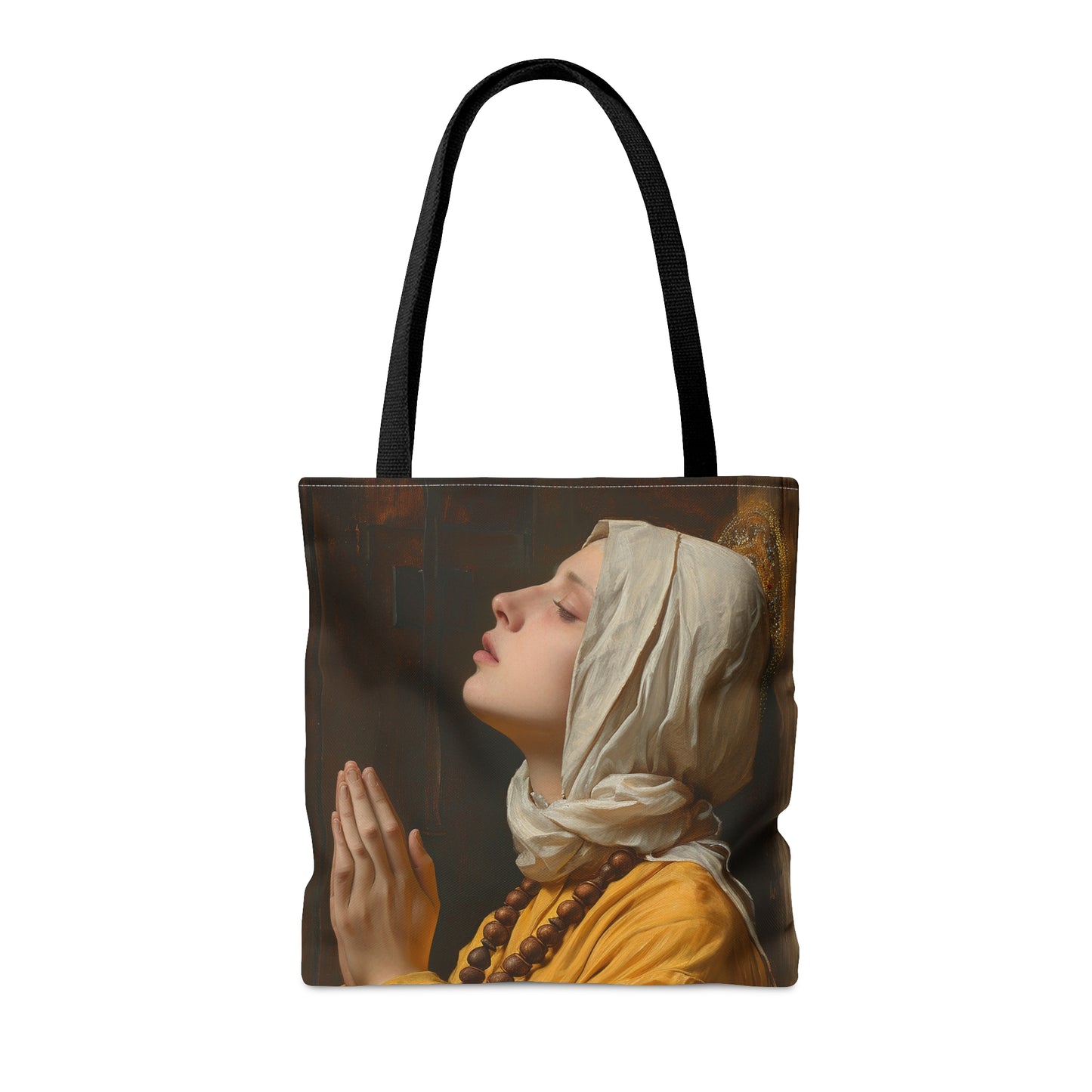Saint Yvette of Huy - Purse - Three sizes - Large Medium Small Faith Art Bag - Catholic purse - Double Sided - Patron Saint Artwork