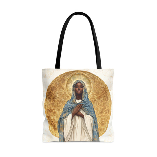Our Lady of Kibeho- The Vision of Divine Peace Tote Bag - Large Medium Small Faith Art Bag - Catholic Faith Purse - Religious Carry All