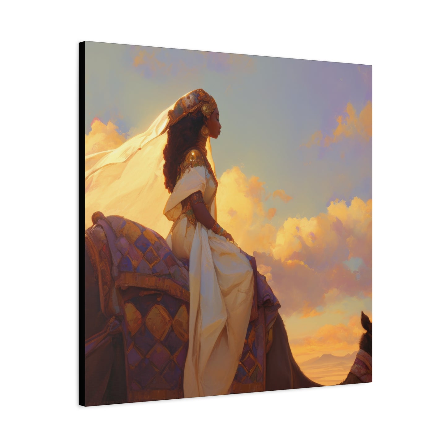 Queen of Sheba - Gallery Wrapped Canvas - Print - Religious Art for your Home - Catholic Art